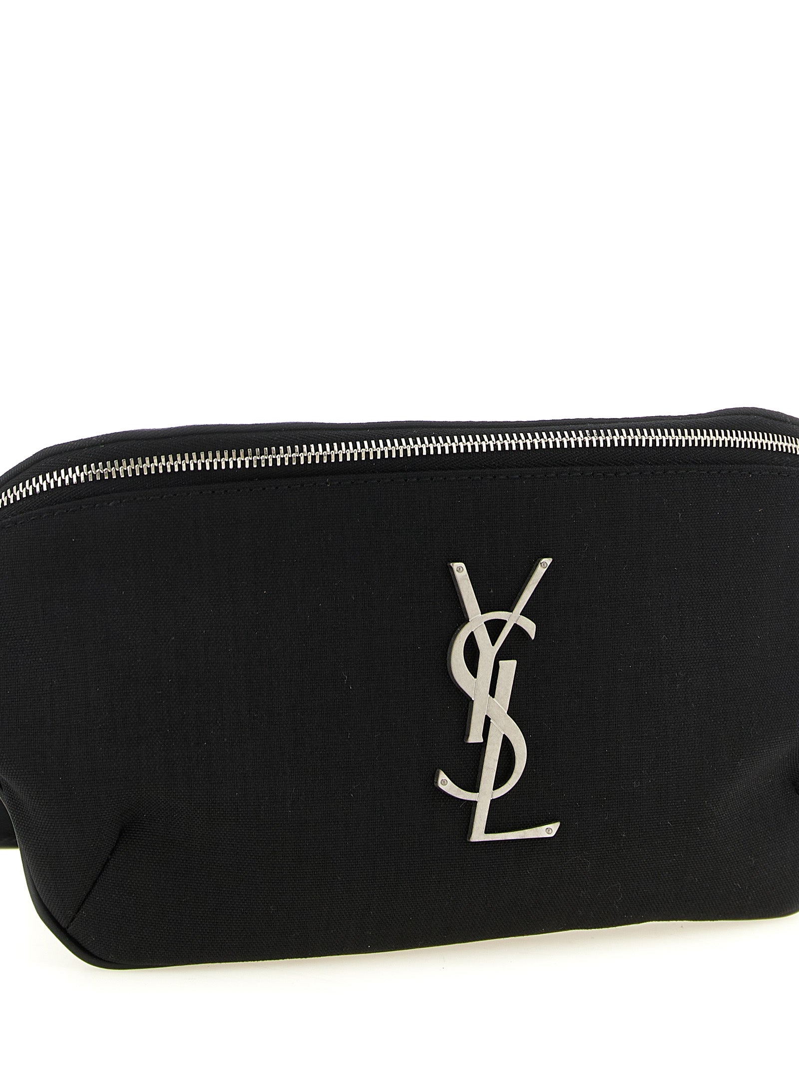 Saint Laurent Black Cassandre Lambskin Crossbody Bag