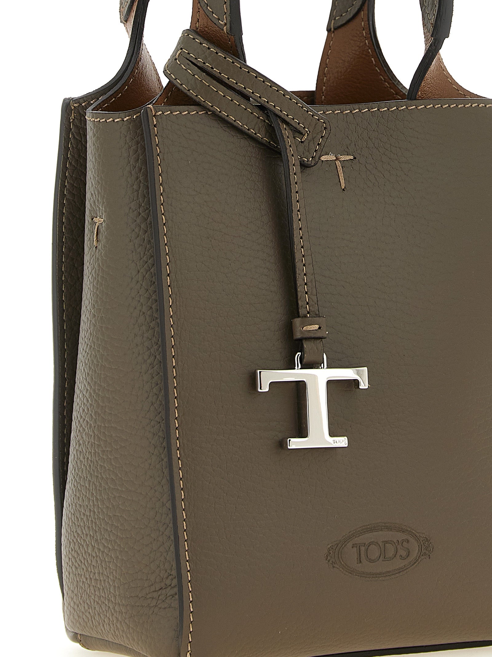 Tod’s Green Micro Handbag Calf Leather