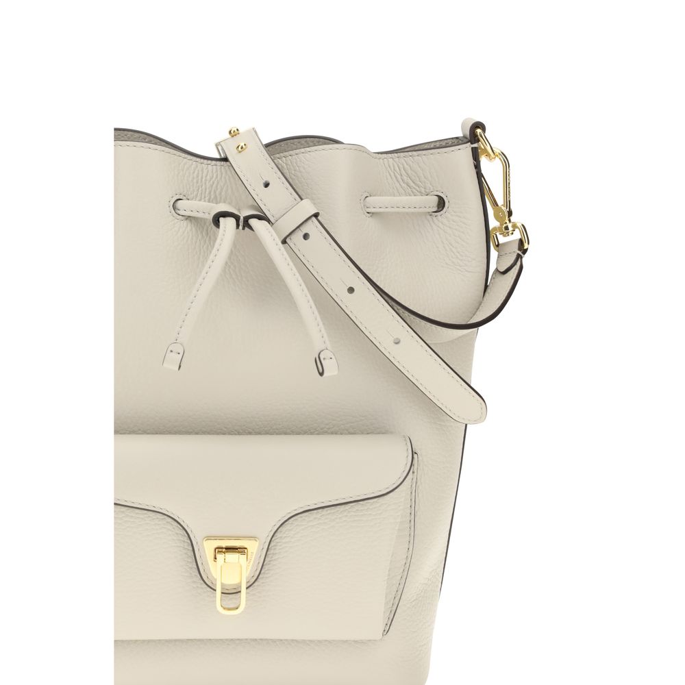 Coccinelle Green Calf Leather Shoulder Bag