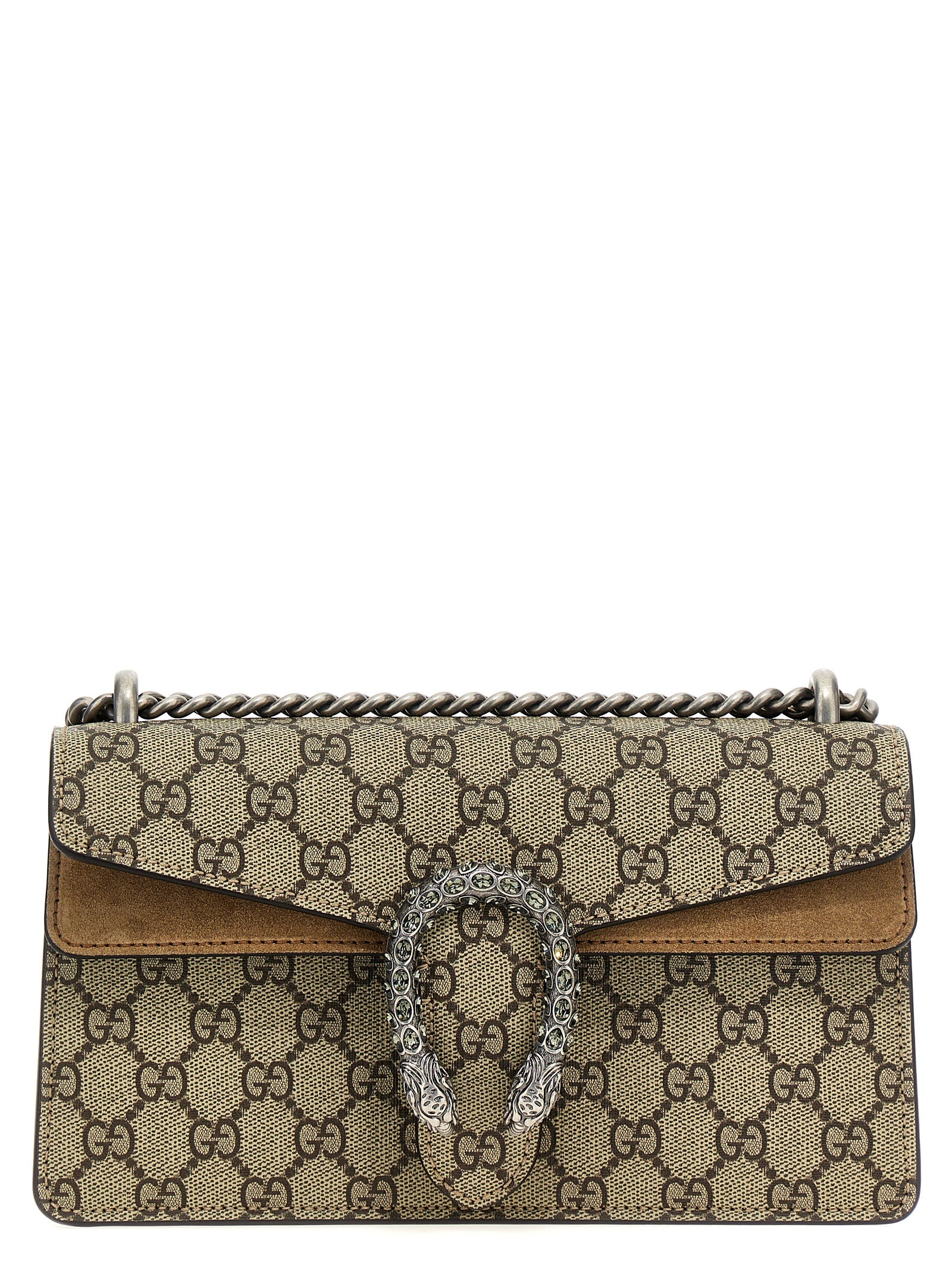 Gucci Beige Shoulder Bag Calf Leather