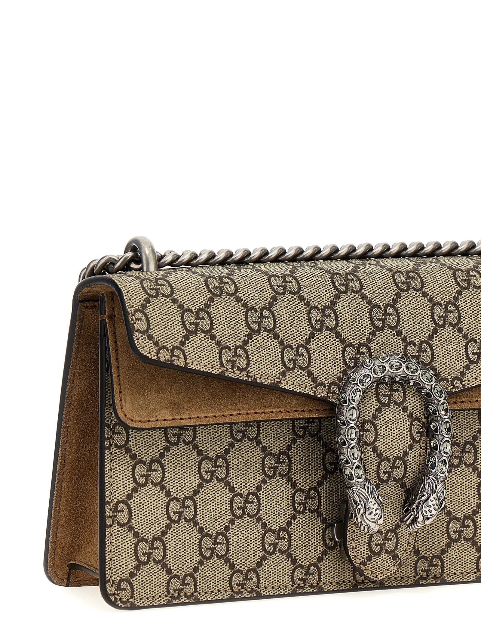 Gucci Beige Shoulder Bag Calf Leather