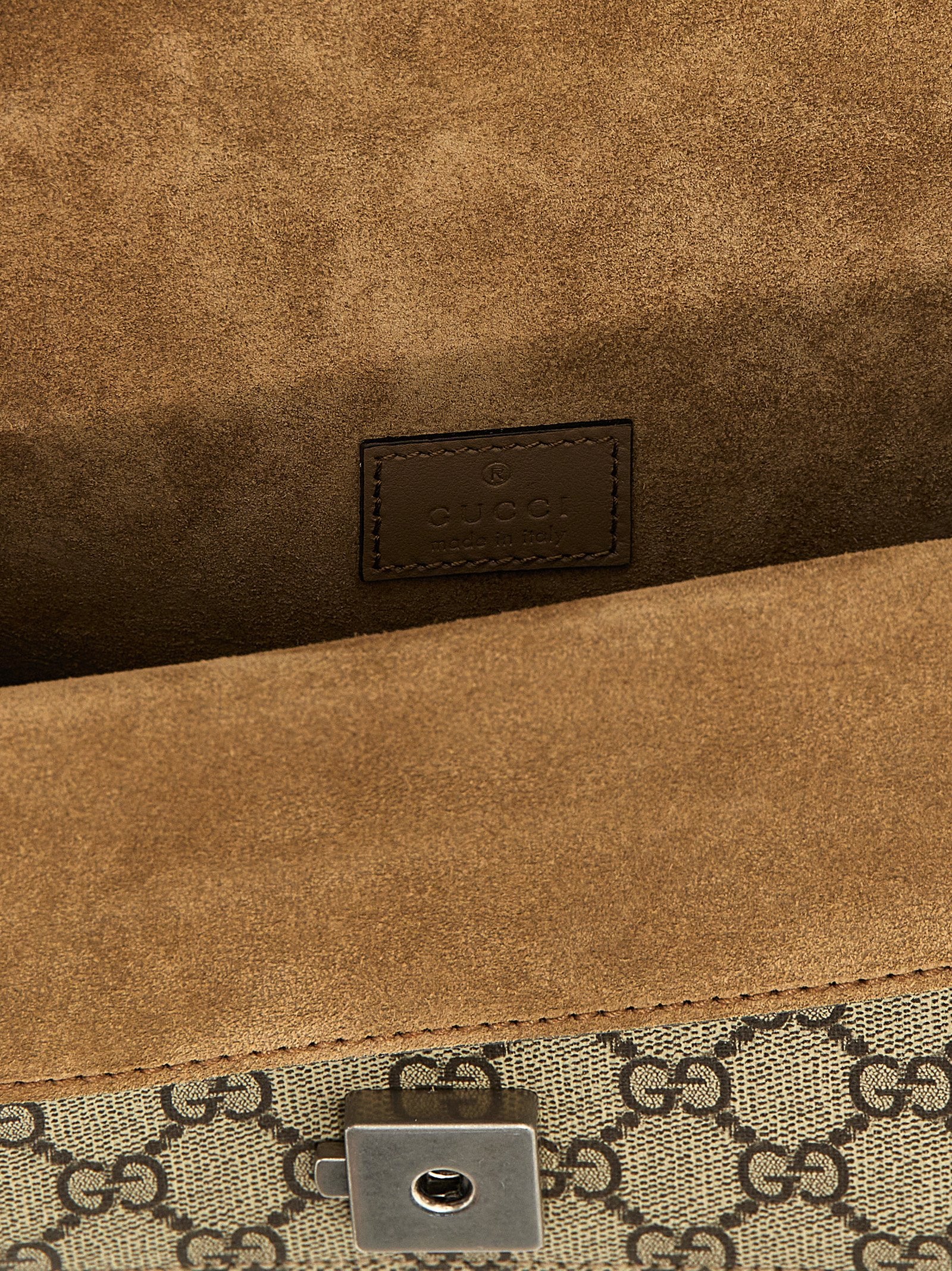 Gucci Beige Shoulder Bag Calf Leather