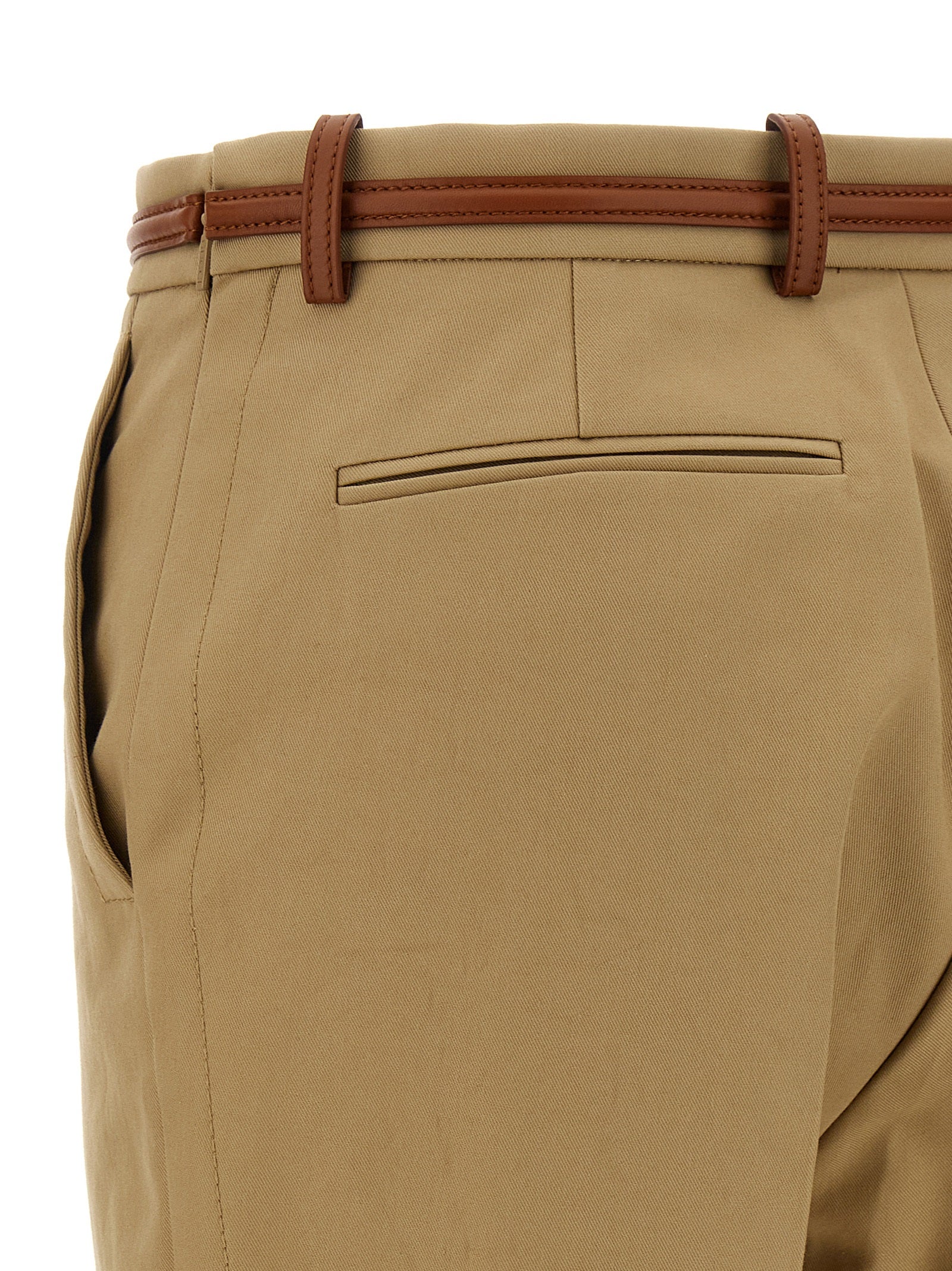 Pantalon décontracté Gucci en coton beige