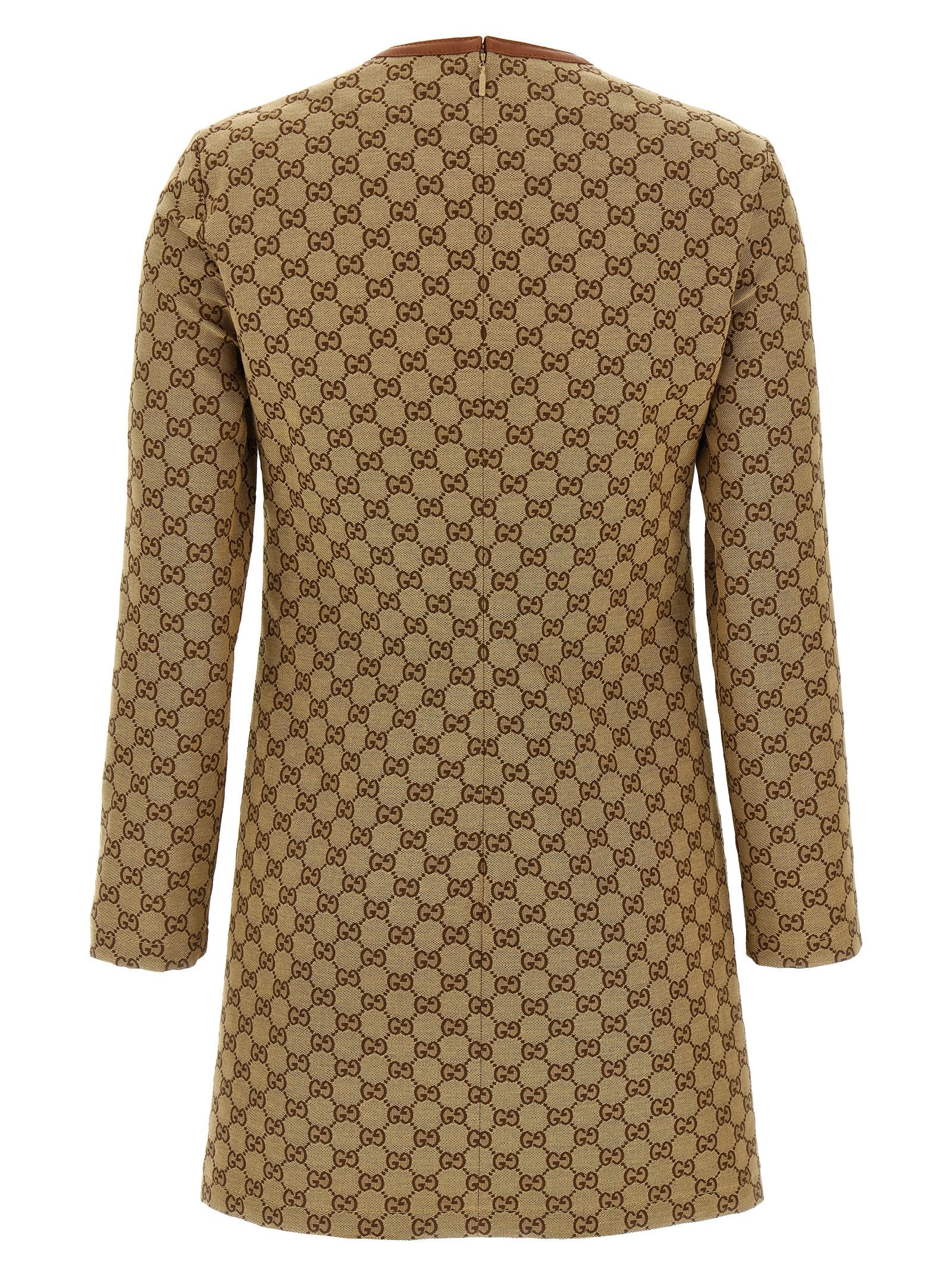 Gucci Beige Cotton Mini Dress