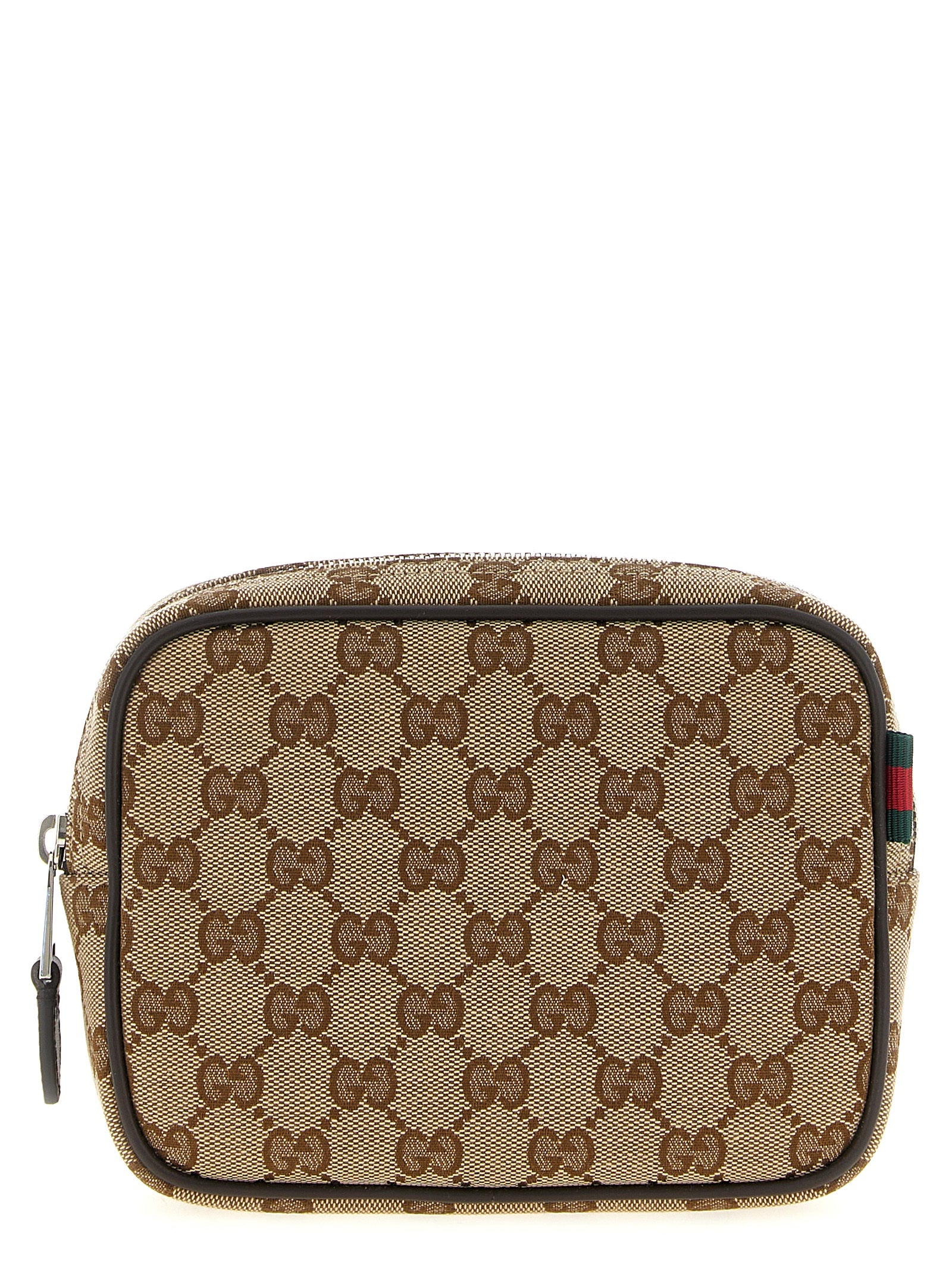 Gucci Beige Crossbody Bag Polyester Cotton Nylon