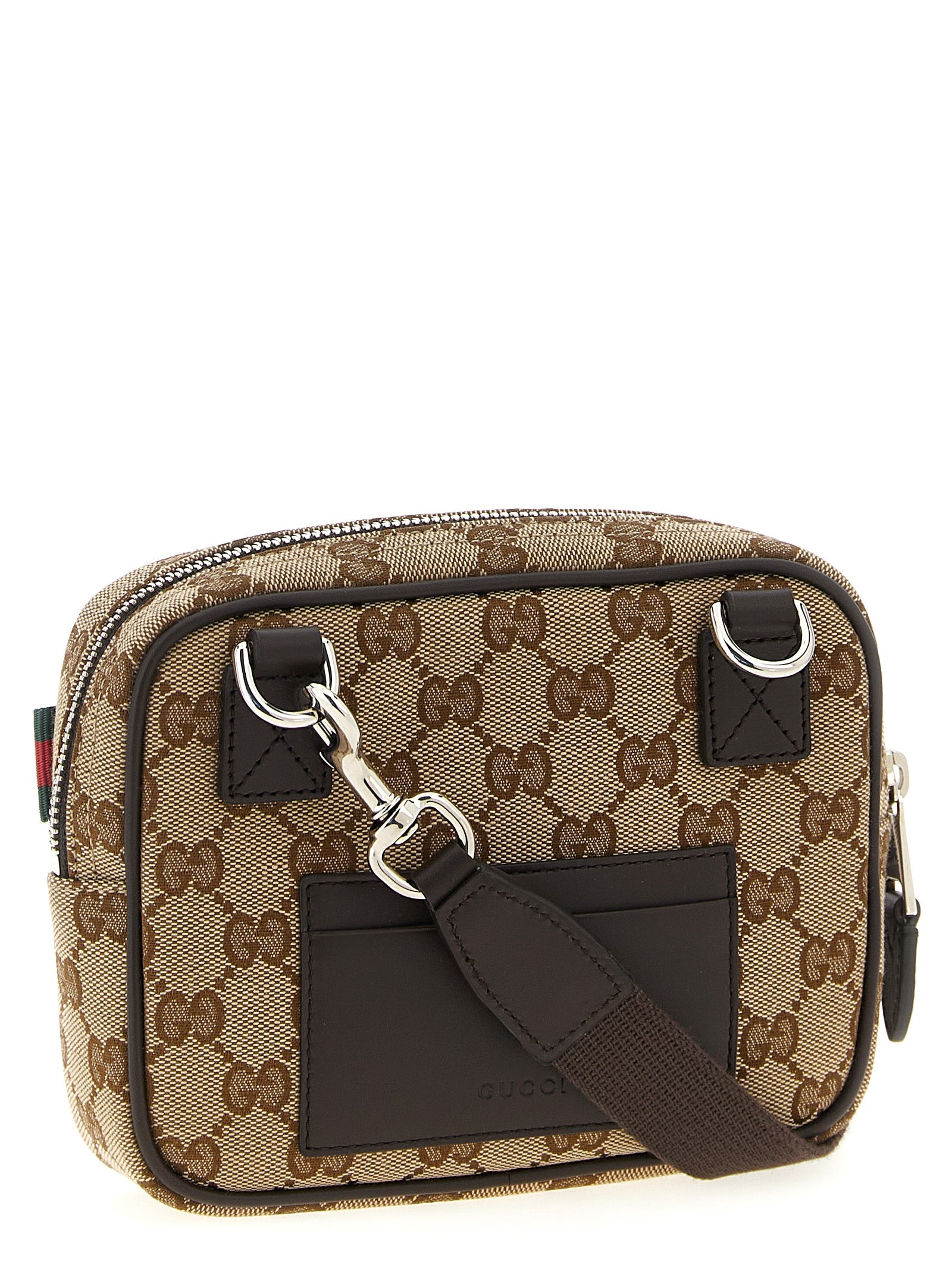 Gucci Beige Crossbody Bag Polyester Cotton Nylon