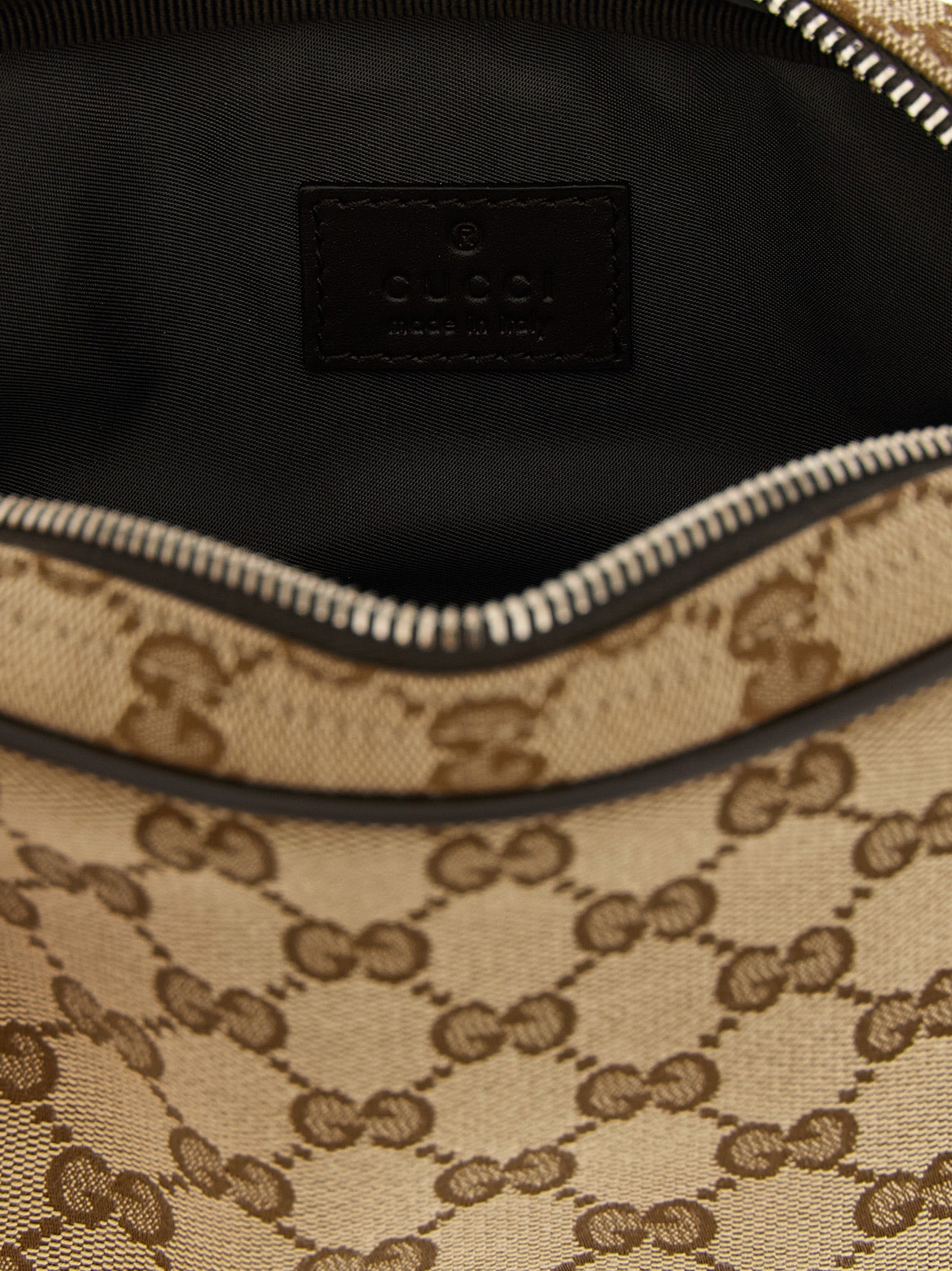 Gucci Beige Crossbody Bag Polyester Cotton Nylon