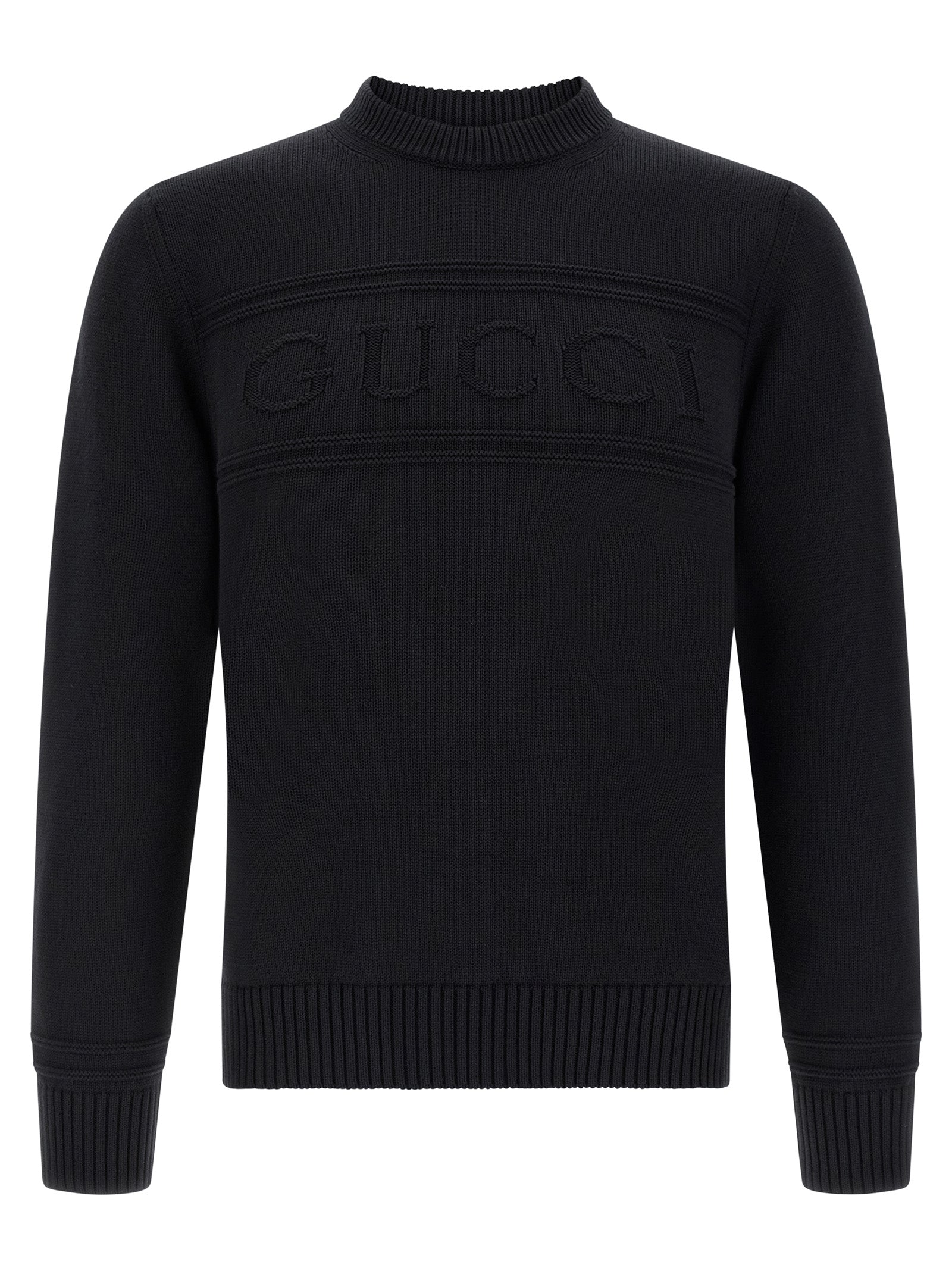 Gucci Black Cotton Wool Cardigan