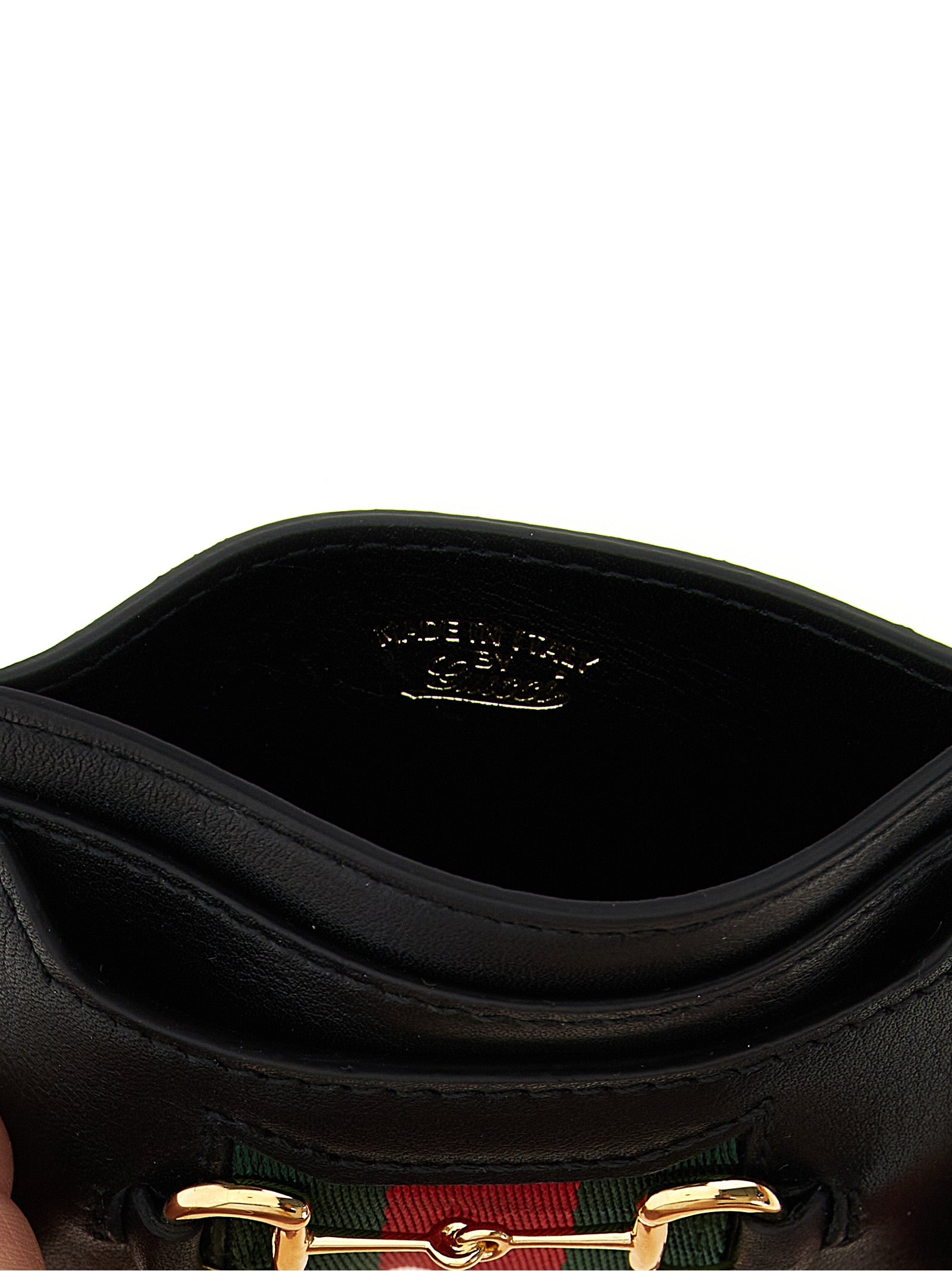 Gucci Black Cardholder Calf Leather