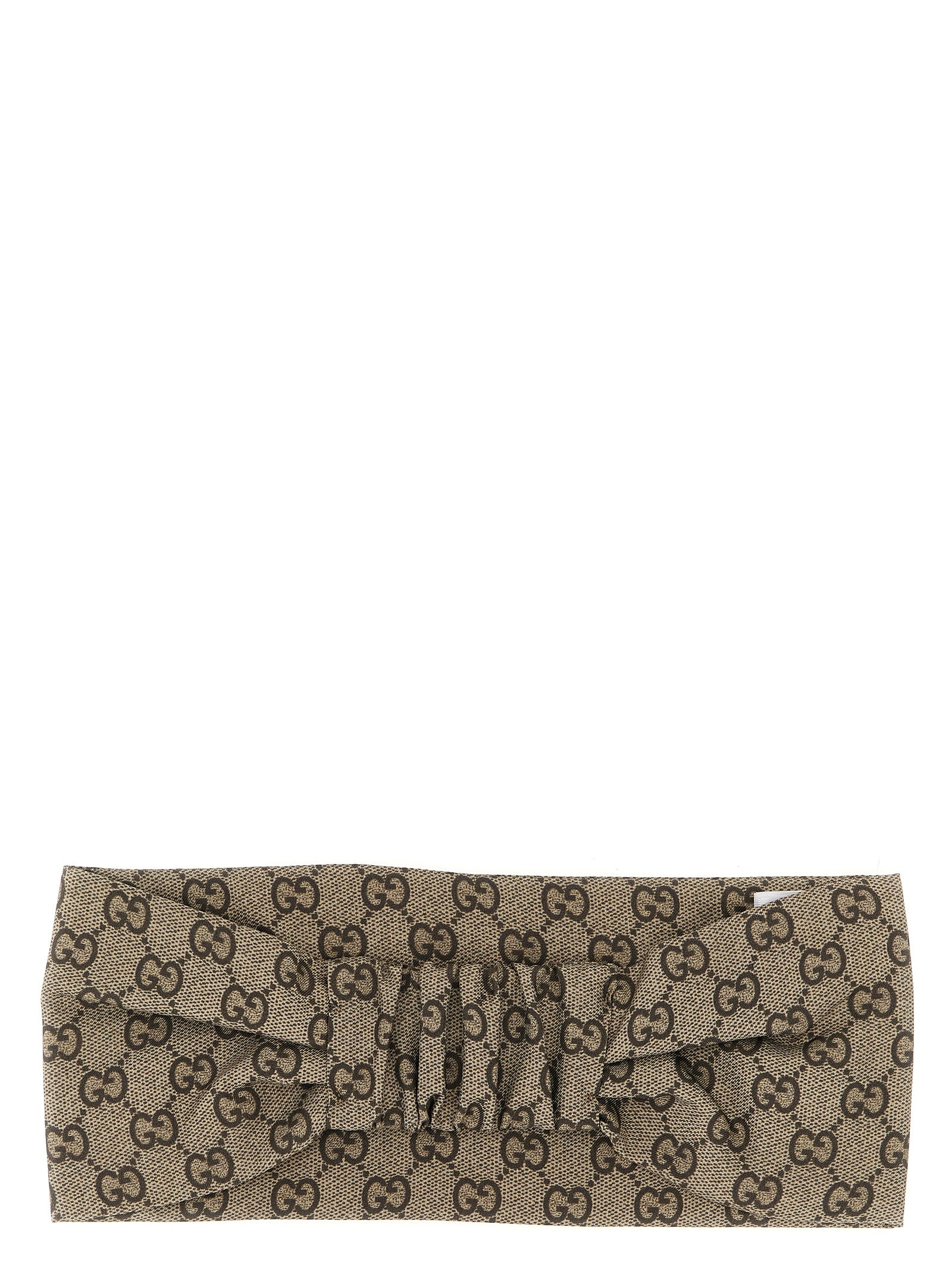 Gucci Beige Silk Twill Headband