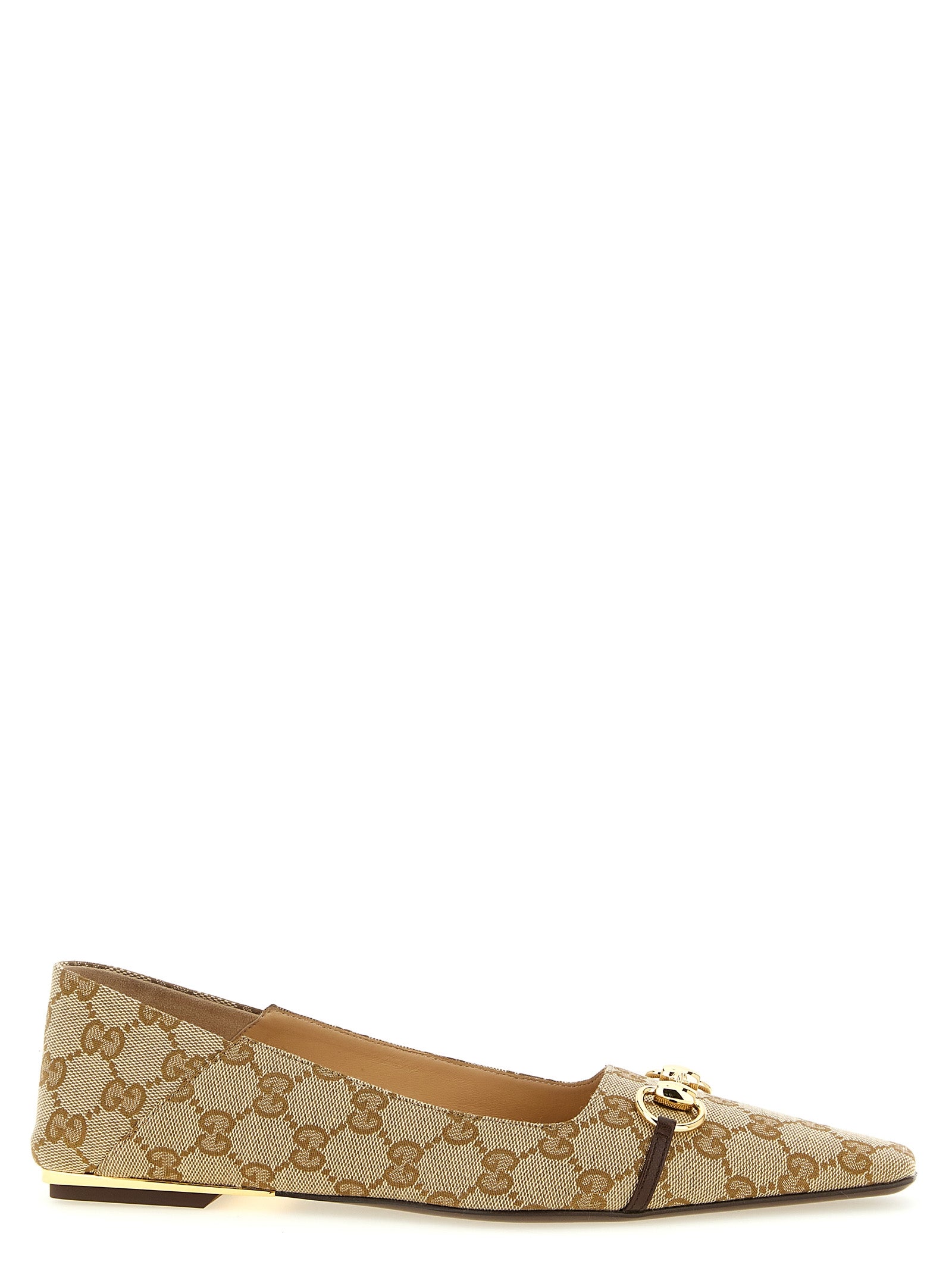 Gucci Beige Ballet Flats