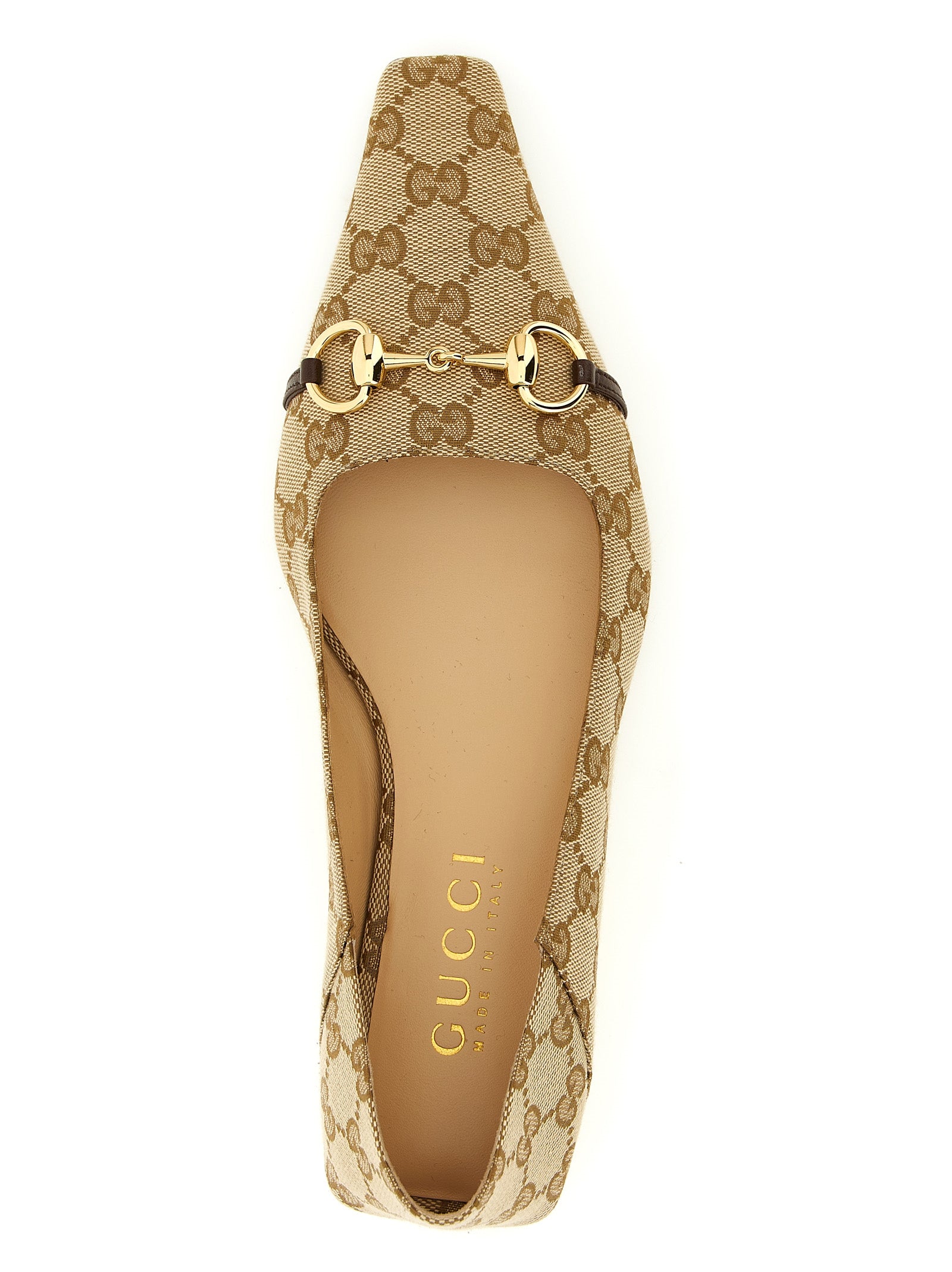 Gucci Beige Ballet Flats