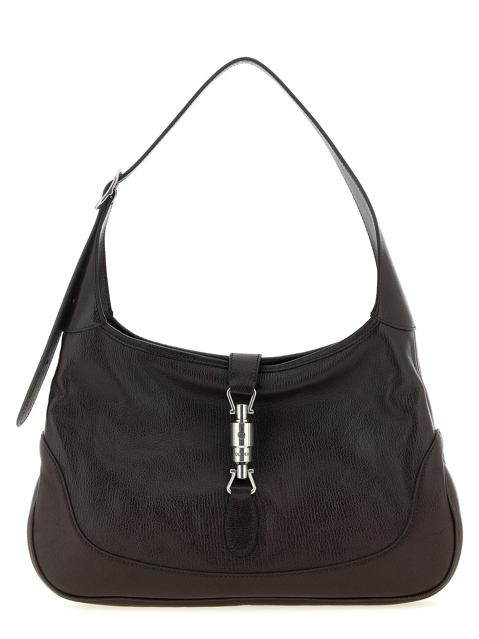 Gucci Brown Jackie 1961 Leather Shoulder Bag