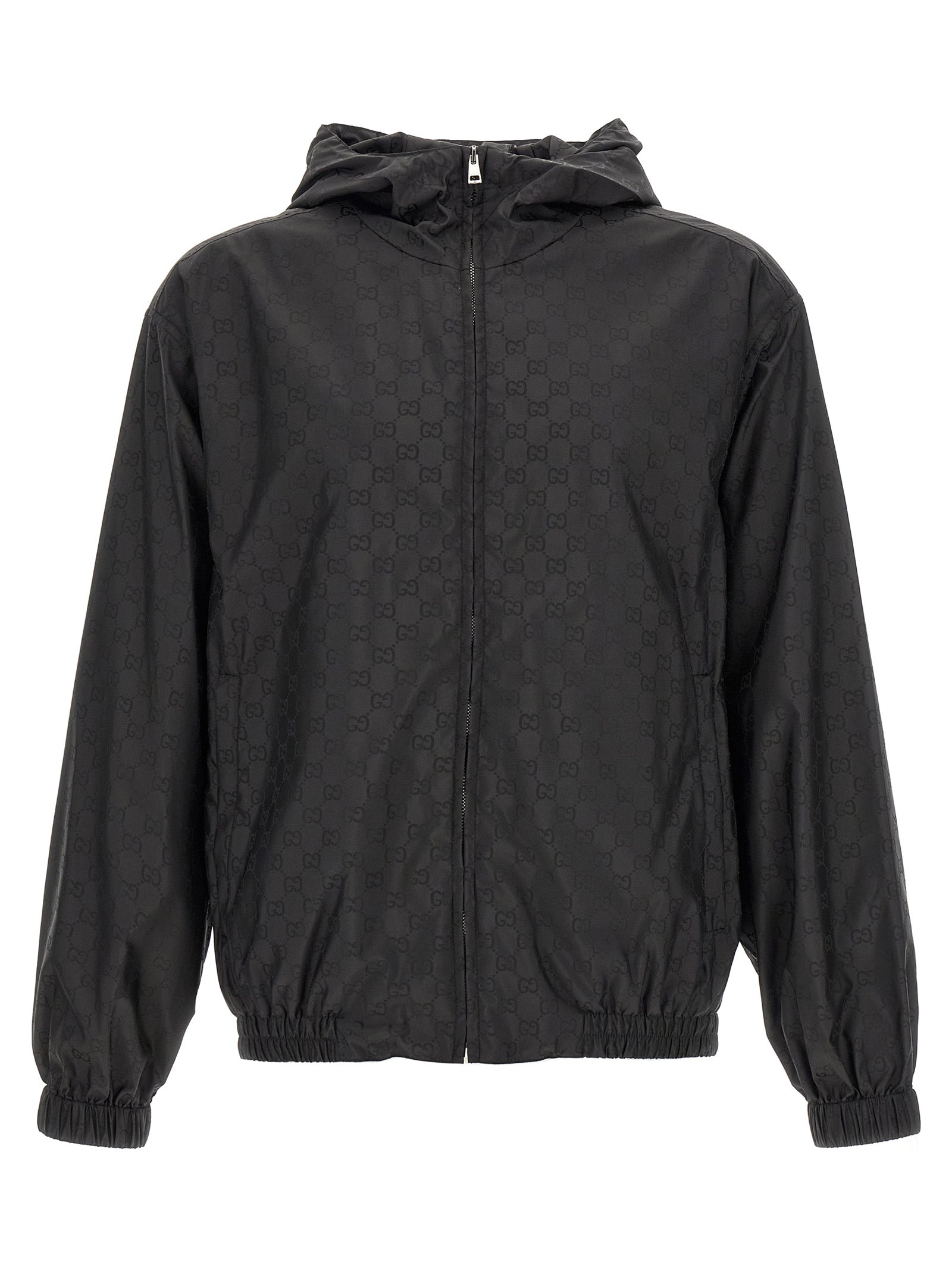 Gucci Black Nylon Shell Jacket