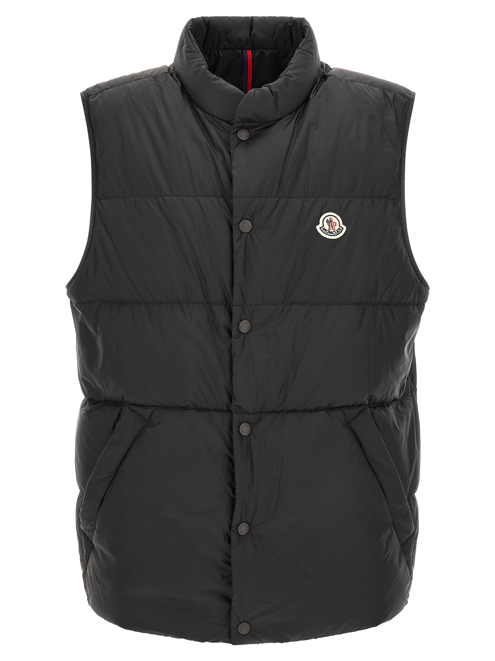 Moncler Black Tuquerouye Nylon Sleeveless Jacket