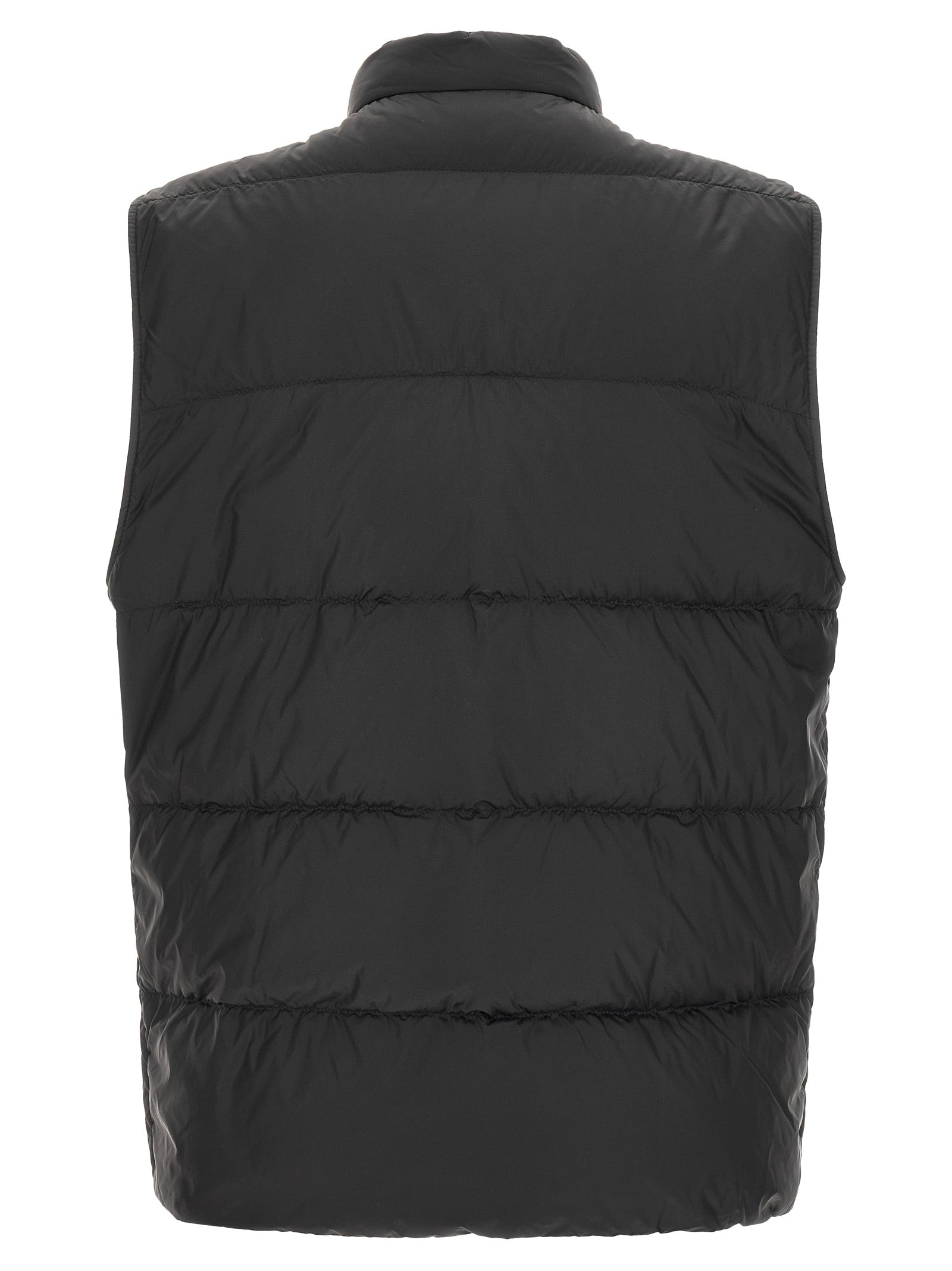 Moncler Black Tuquerouye Nylon Sleeveless Jacket