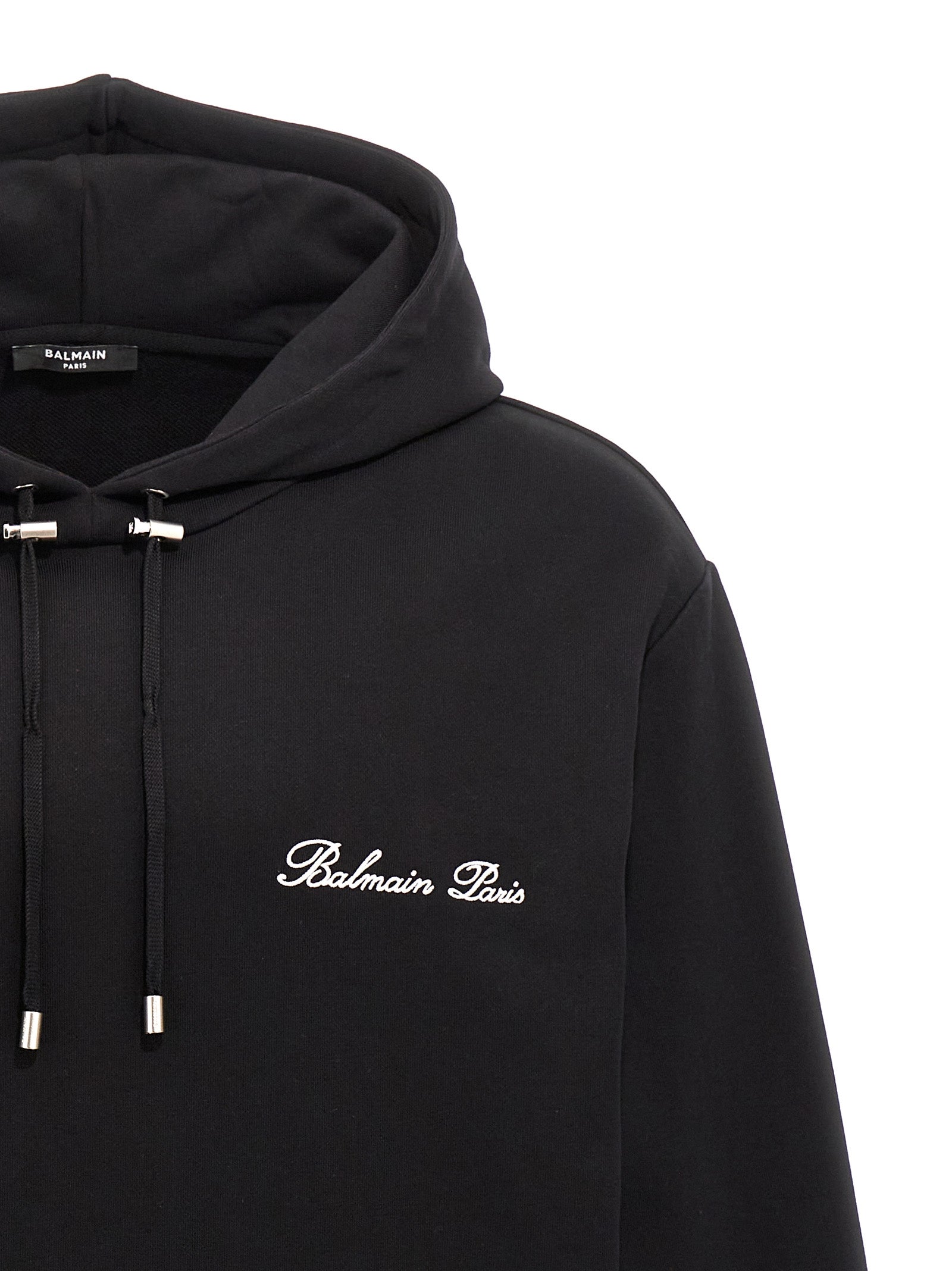 Balmain Schwarzes Baumwoll-Sweatshirt