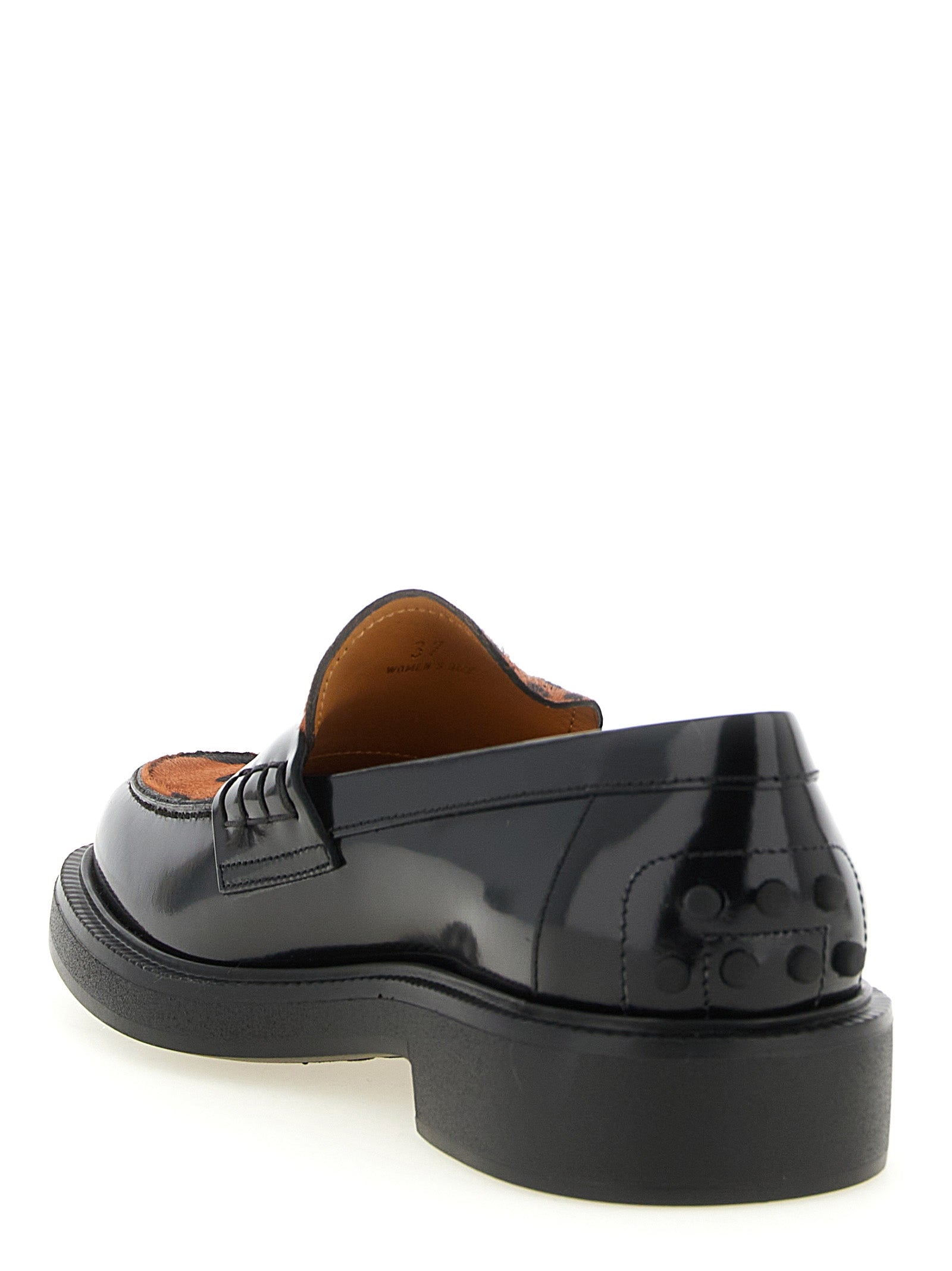 Black Calfskin Slip-On Loafers