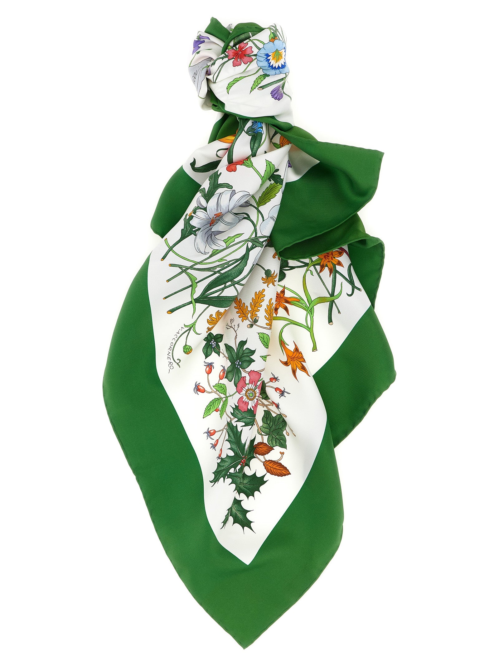 Bicolor Silk Foulard
