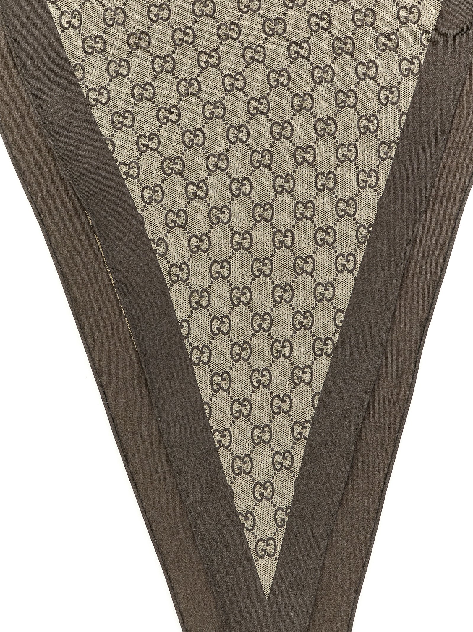 Beige Silk Foulard