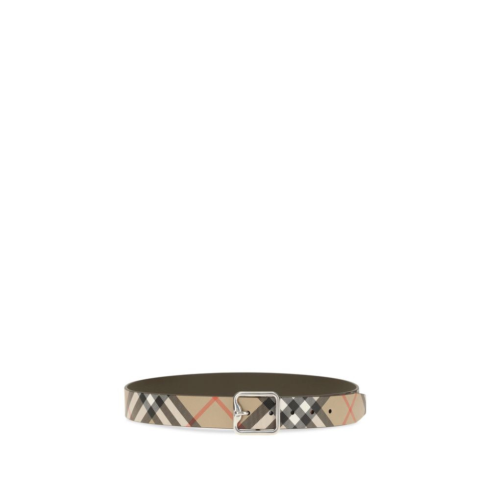 Burberry Beige Kalbsleder Bos Taurus Gürtel