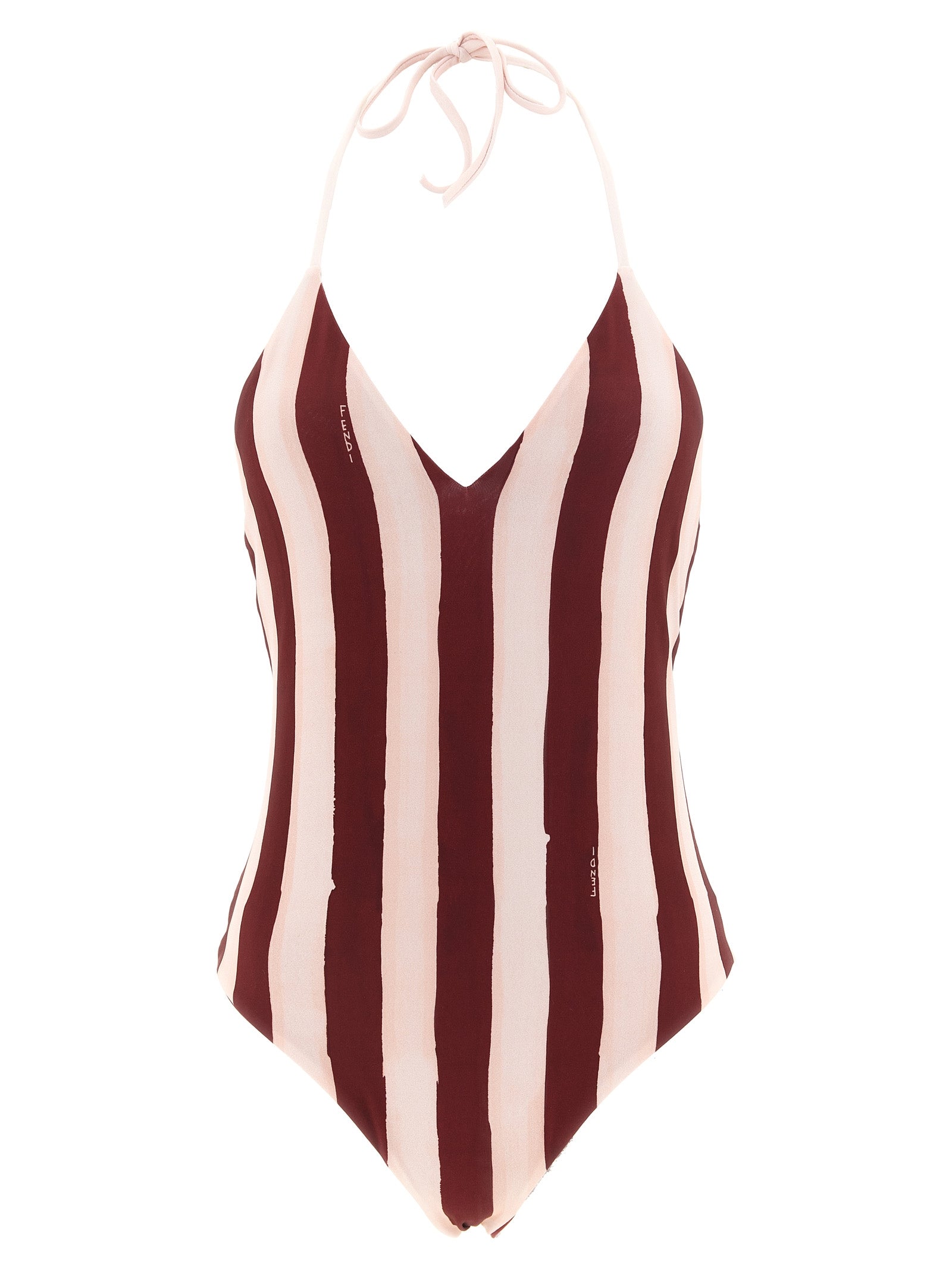 Fendi Multicolor Polyester One-Piece Swimsuit