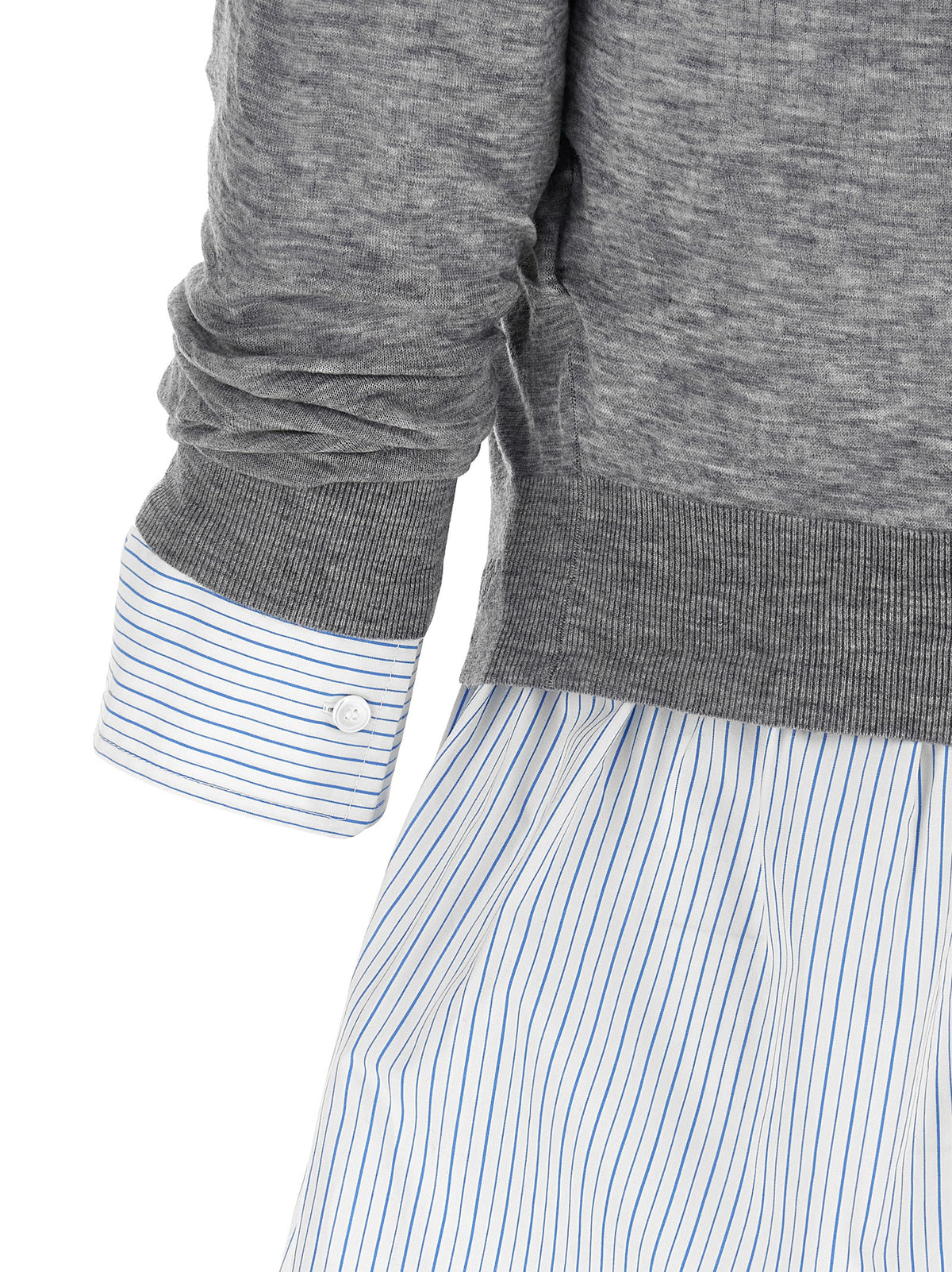 Alexander Wang Gray Wool Blouse