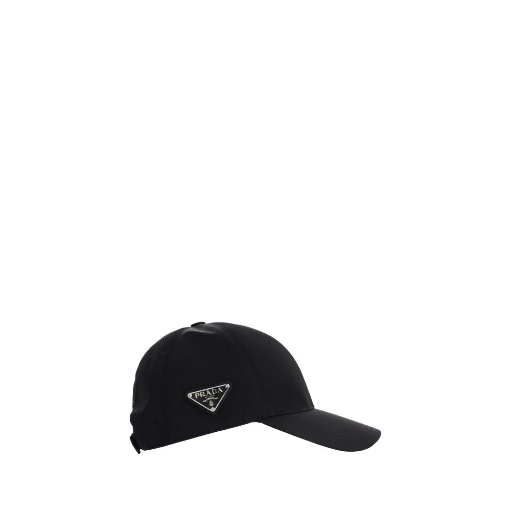Prada Black Recycled Cap (Baseball Hat)