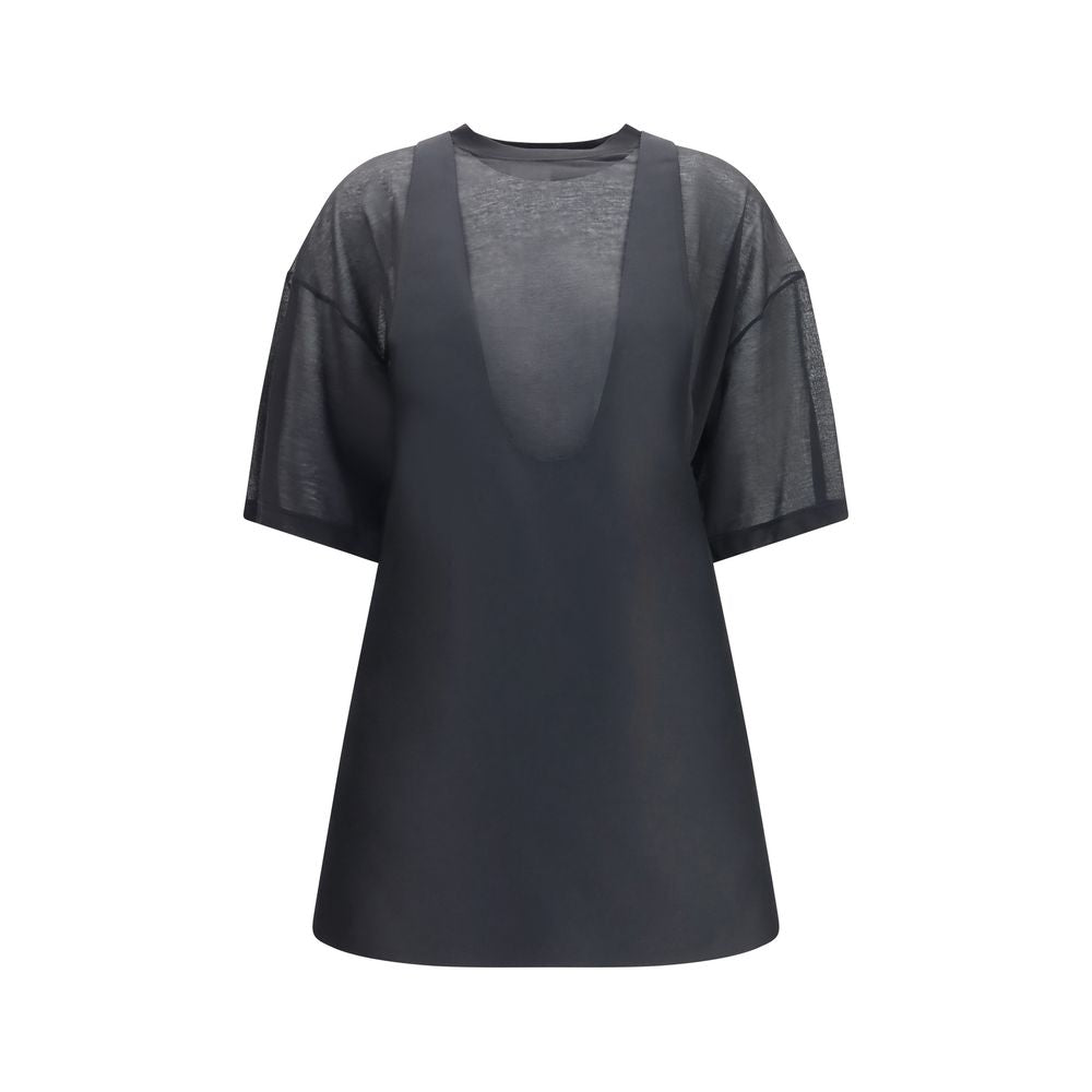 Balenciaga Black Wool Casual Dress