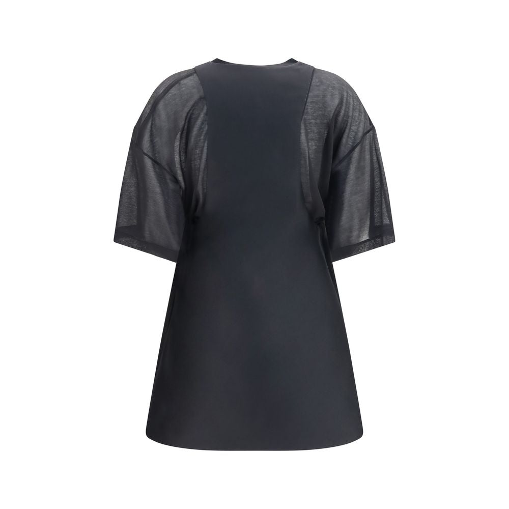Balenciaga Black Wool Casual Dress