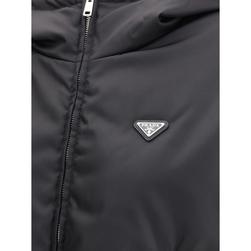 Prada Black Recycled Shell Jacket