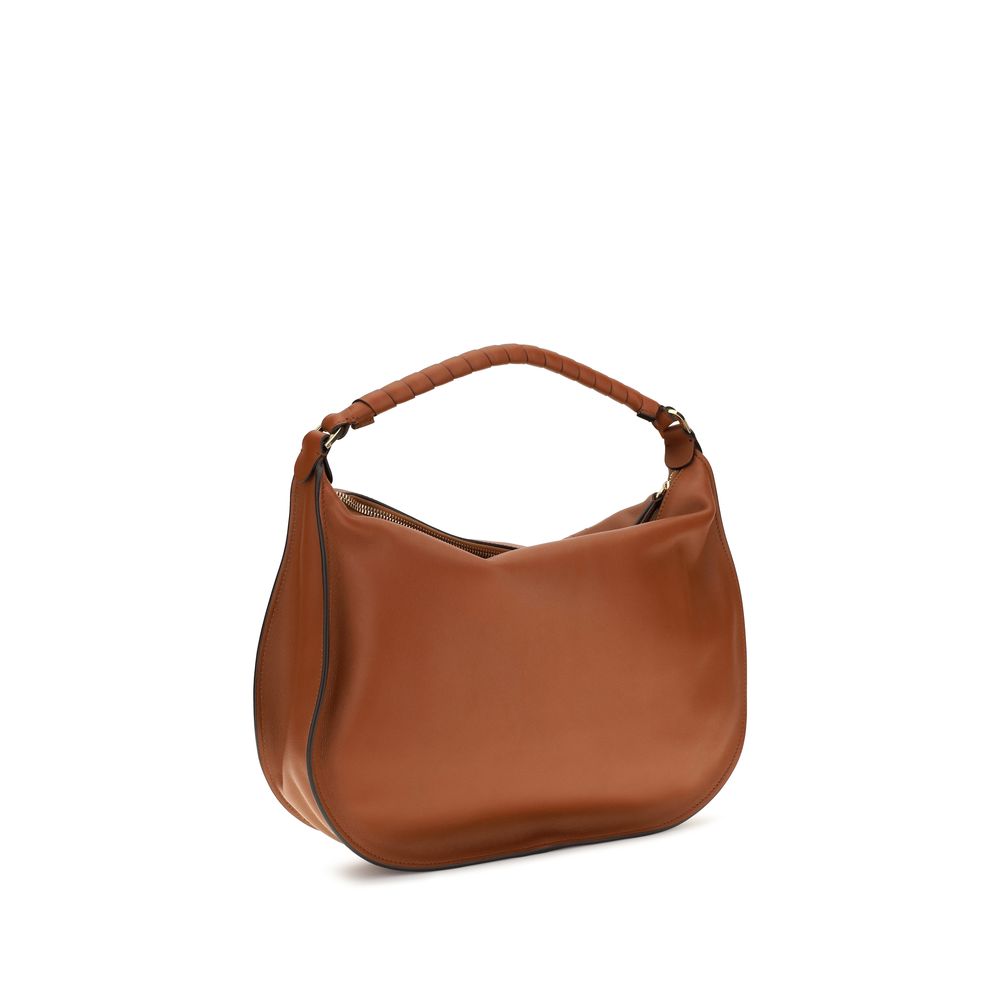 Chloé Brown Calf Leather Shoulder Bag