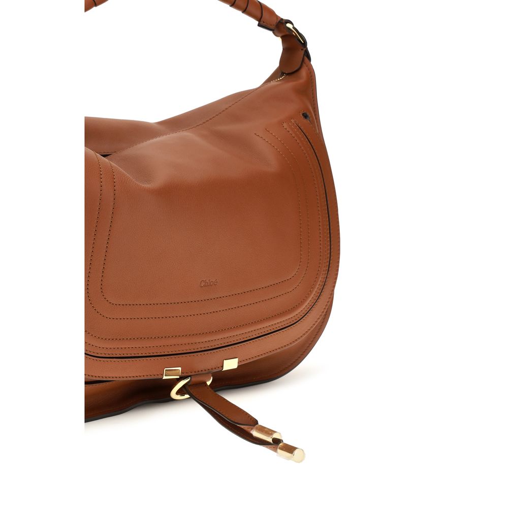 Chloé Brown Calf Leather Shoulder Bag