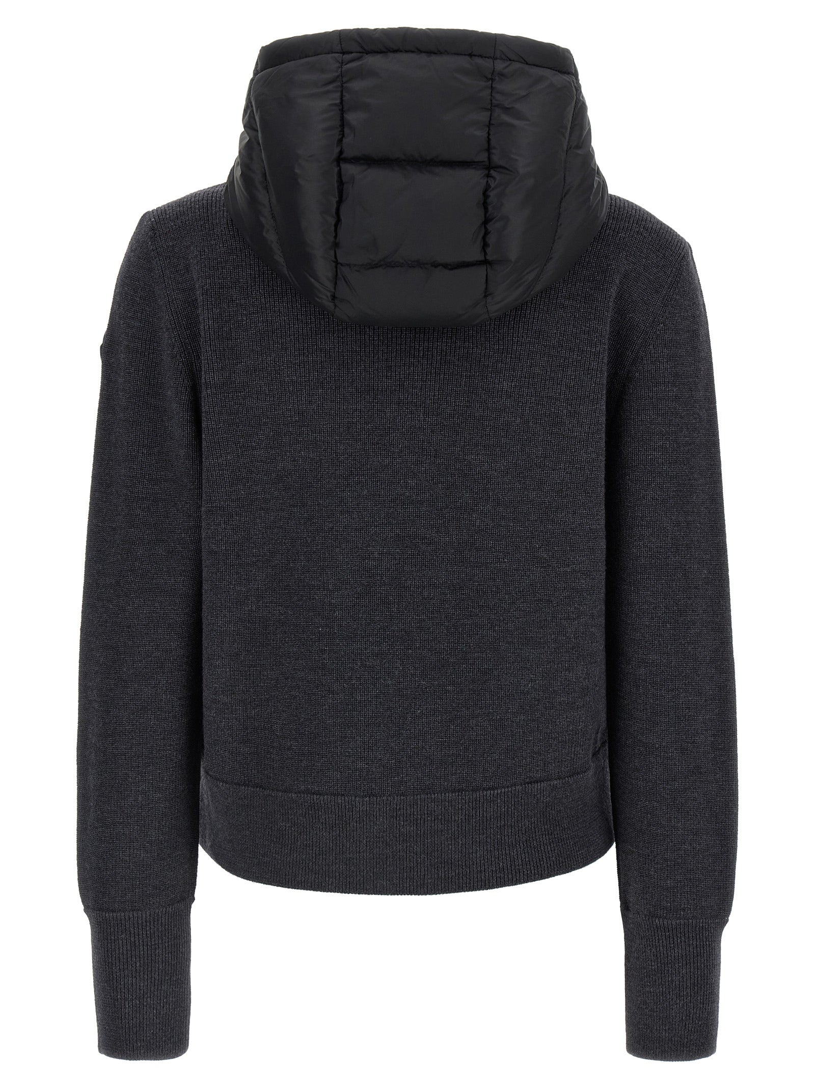 Moncler Gray Polyamide Cardigan