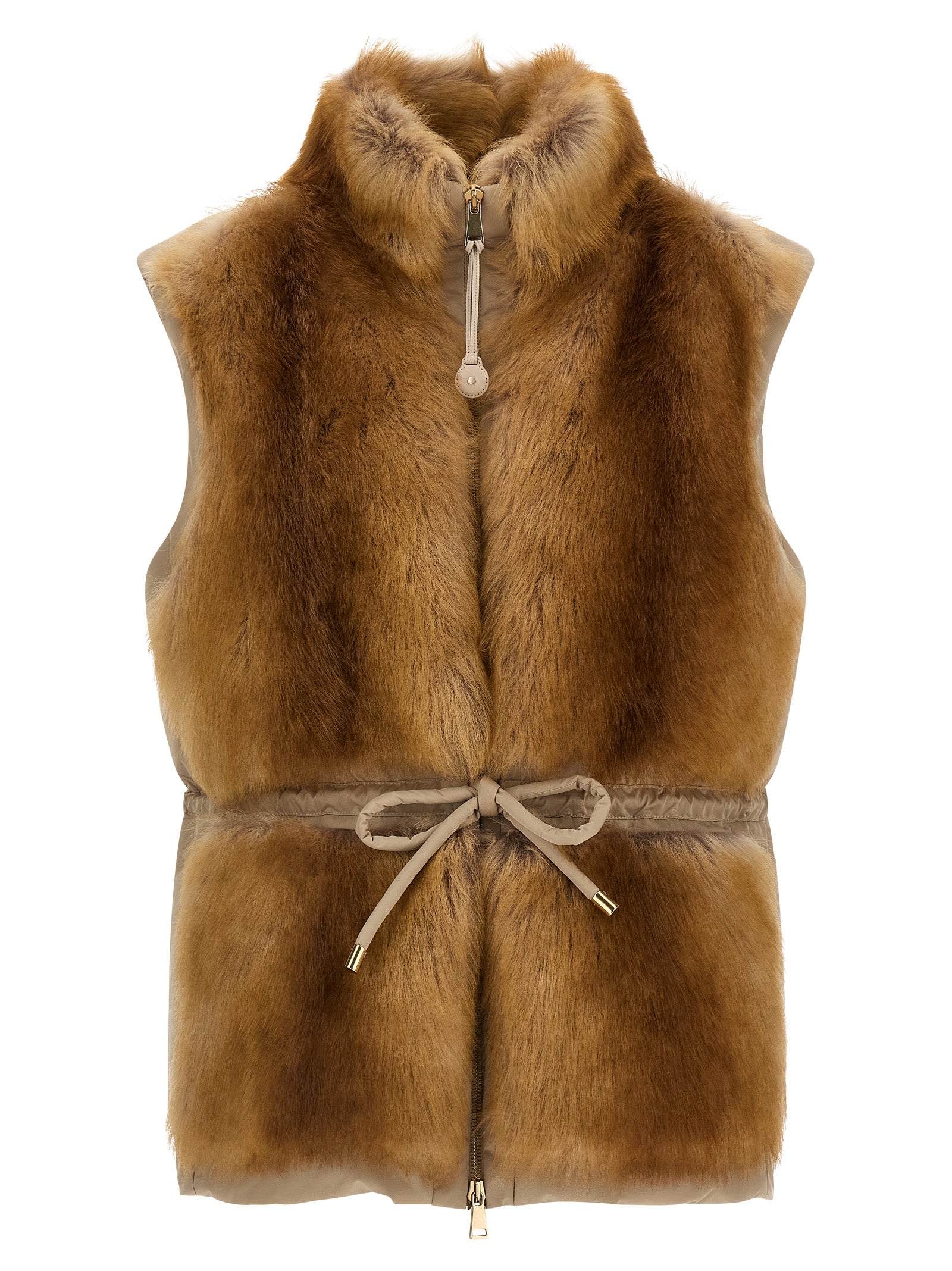 Moncler Beige Sleeveless Jacket