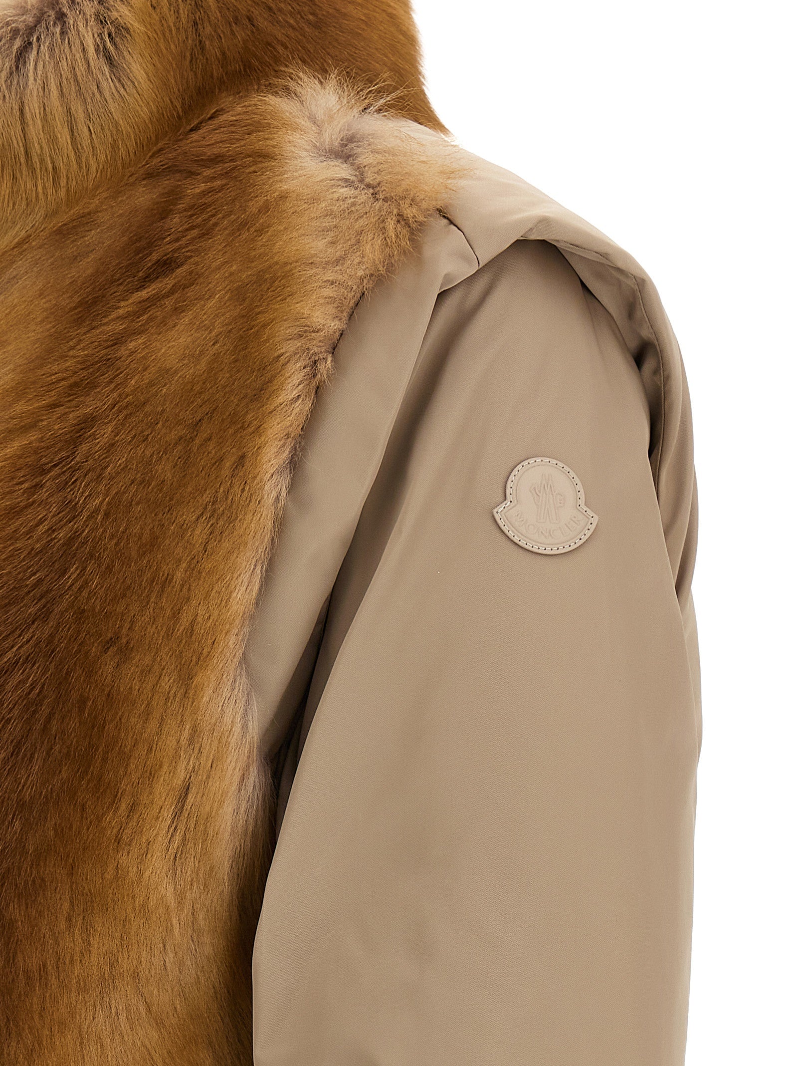 Moncler Beige Sleeveless Jacket