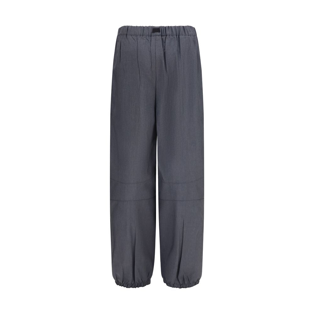 Prada Gray Wool Casual Pants