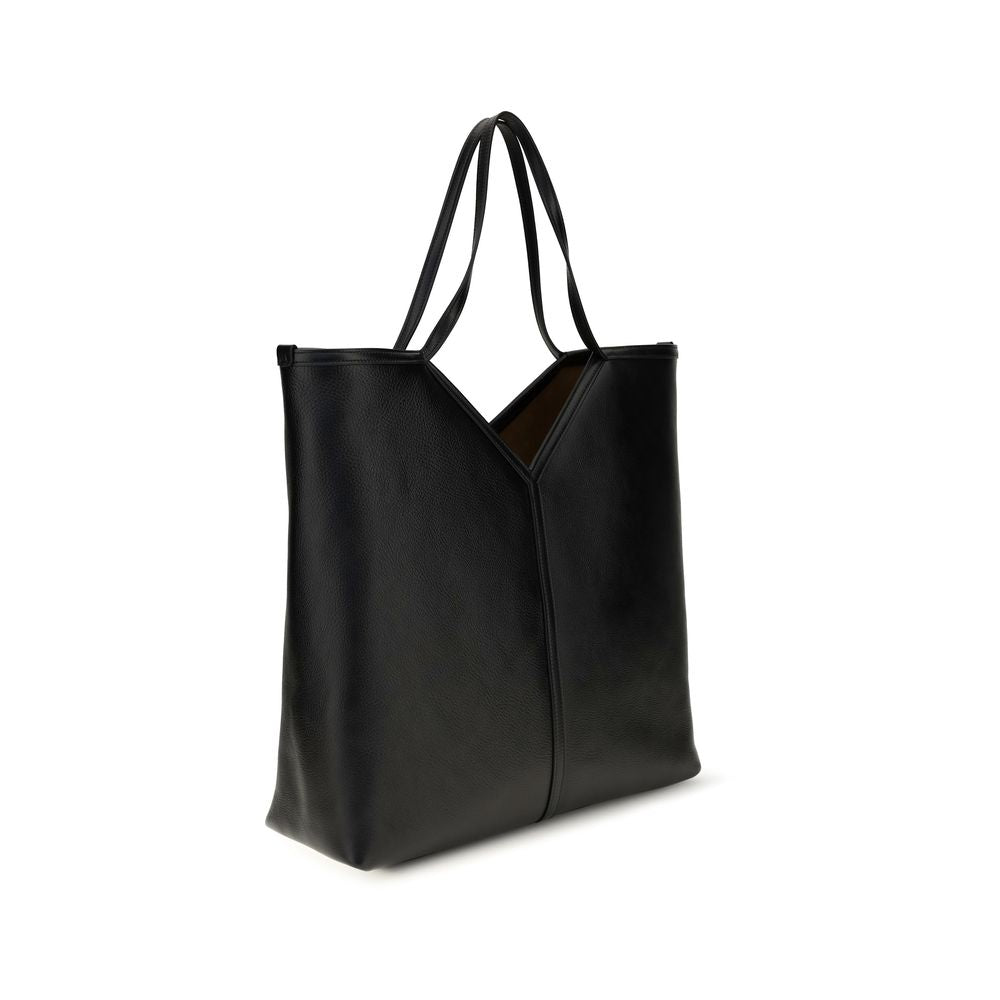 Saint Laurent Black Calf Leather Shoulder Bag