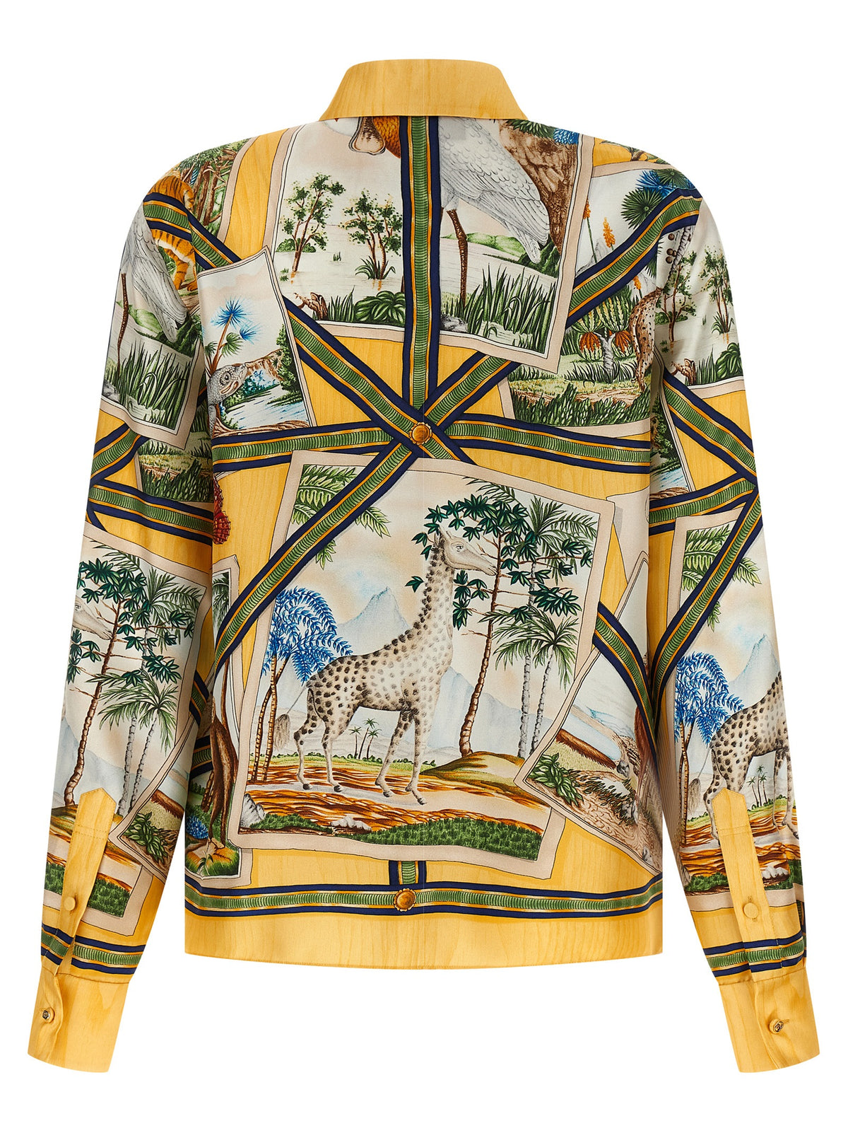 Gucci Multicolor Silk Blouse