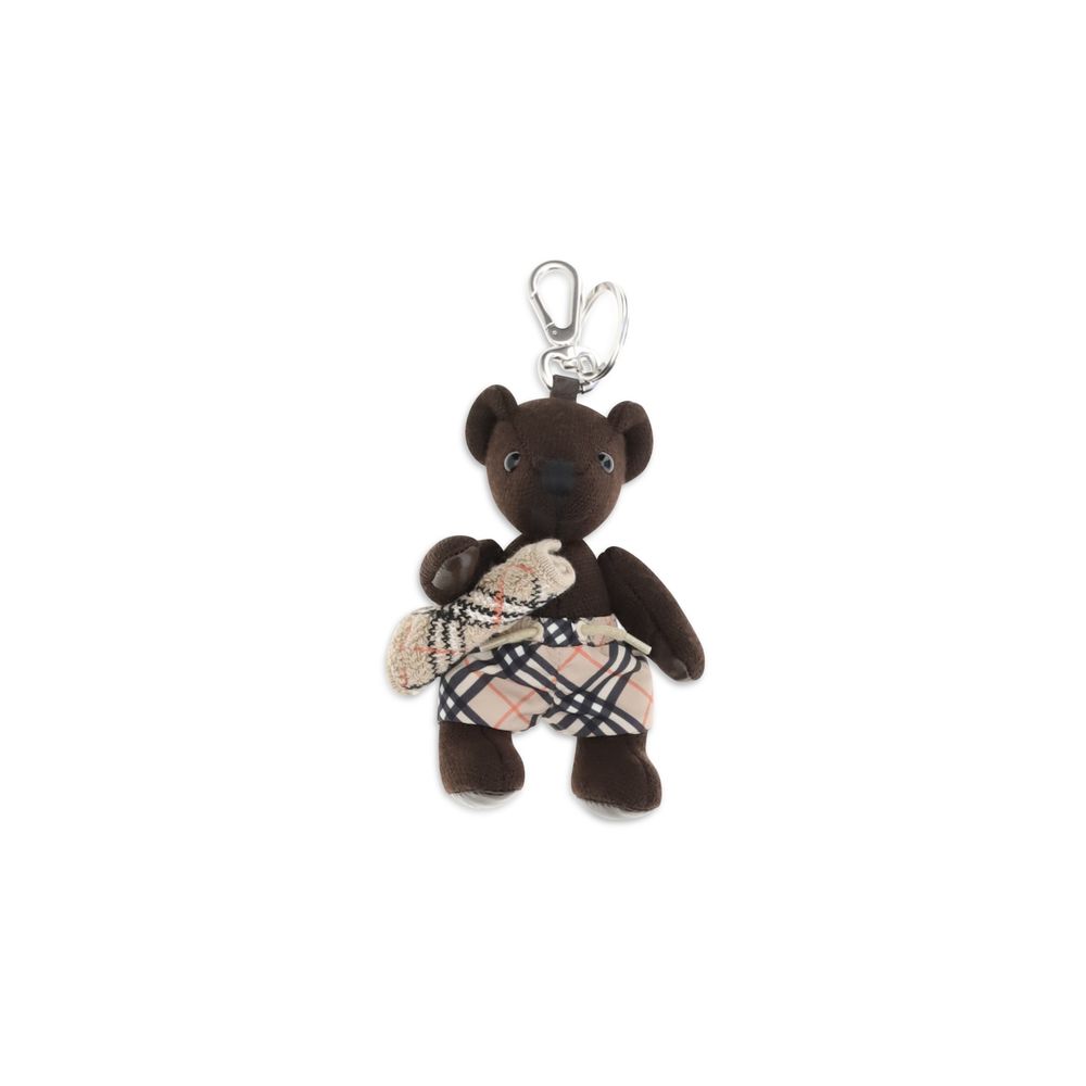 Burberry Brown Wool Keychain