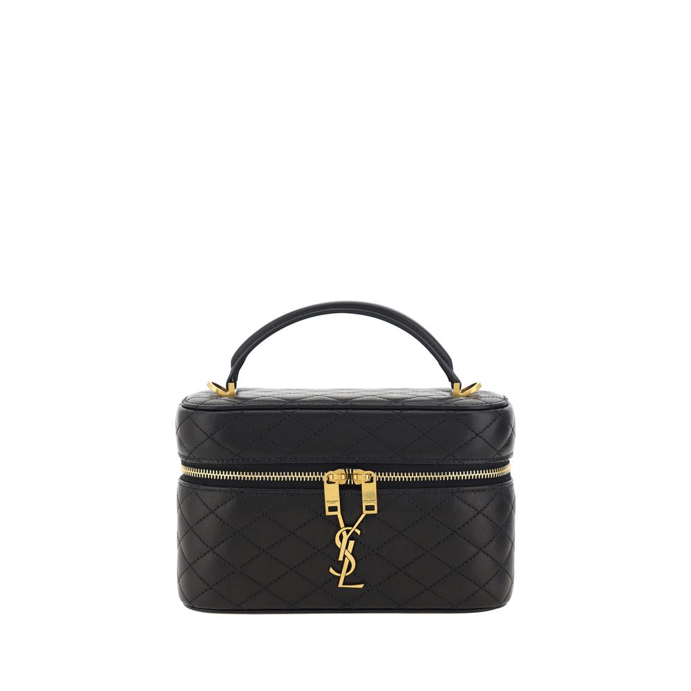 Saint Laurent Black Lamb Shoulder Bag