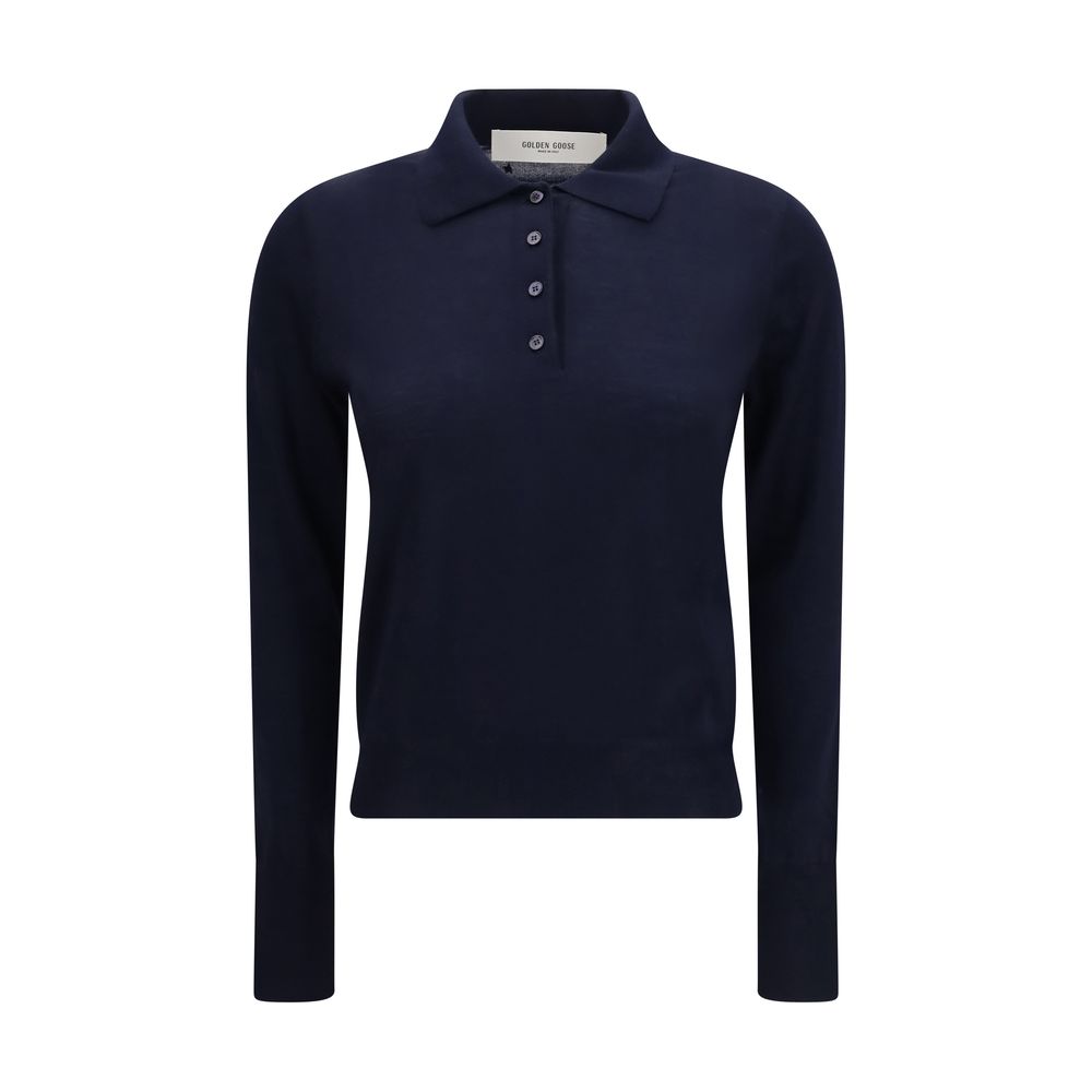 Golden Goose Blue Wool Shirt