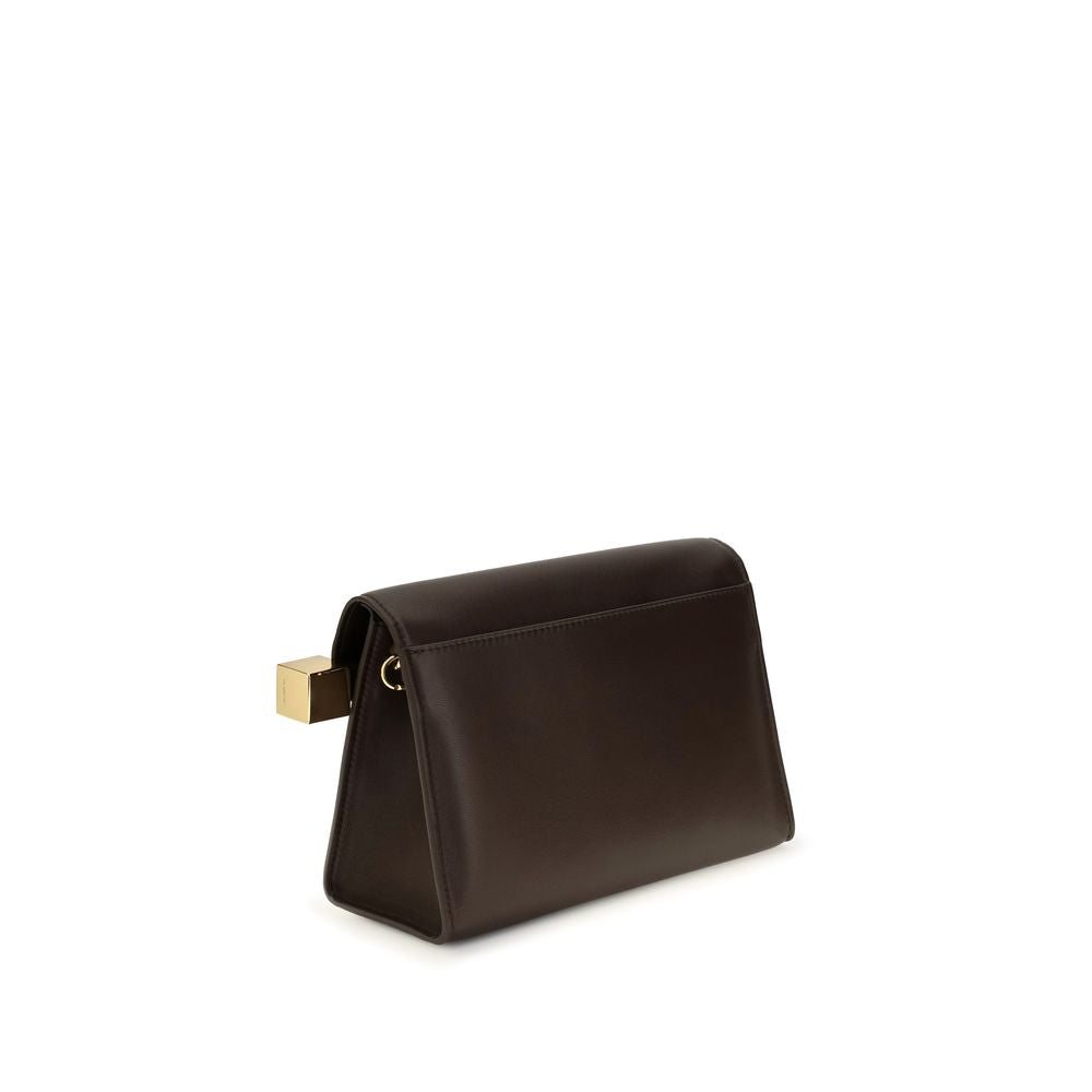 Jacquemus Brown Lamb Clutch Bag