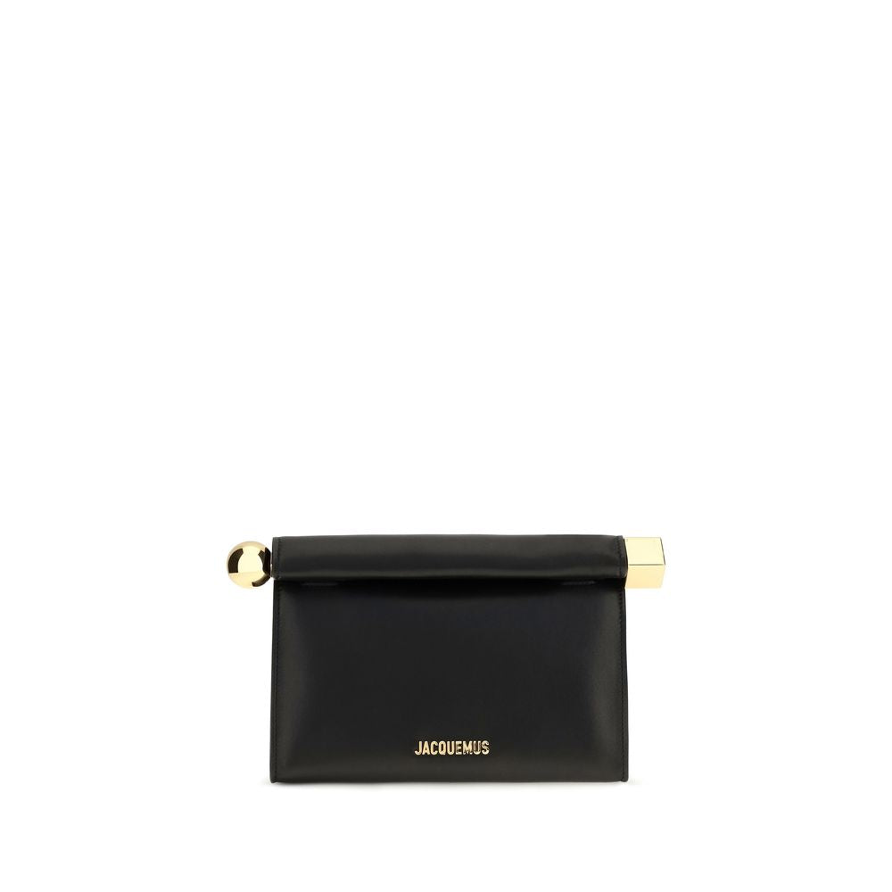 Jacquemus Black Lamb Clutch Bag