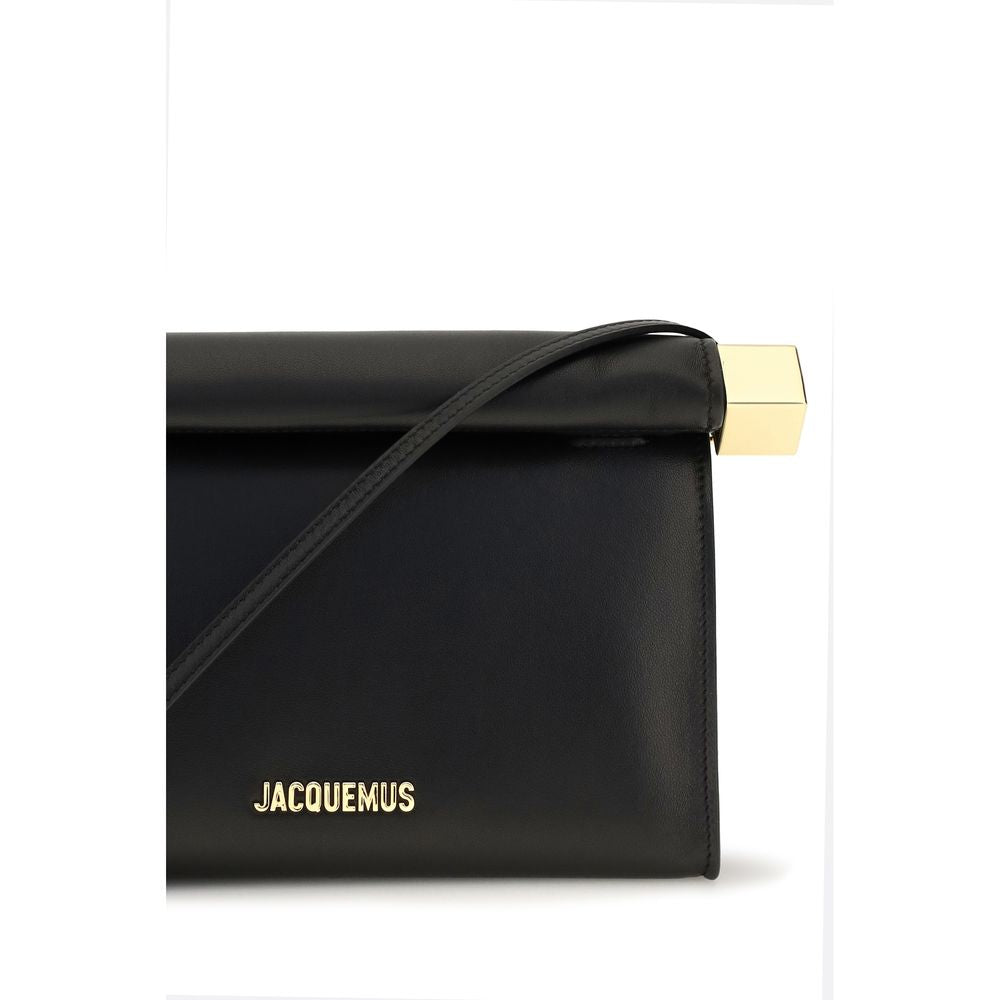 Jacquemus Black Lamb Clutch Bag