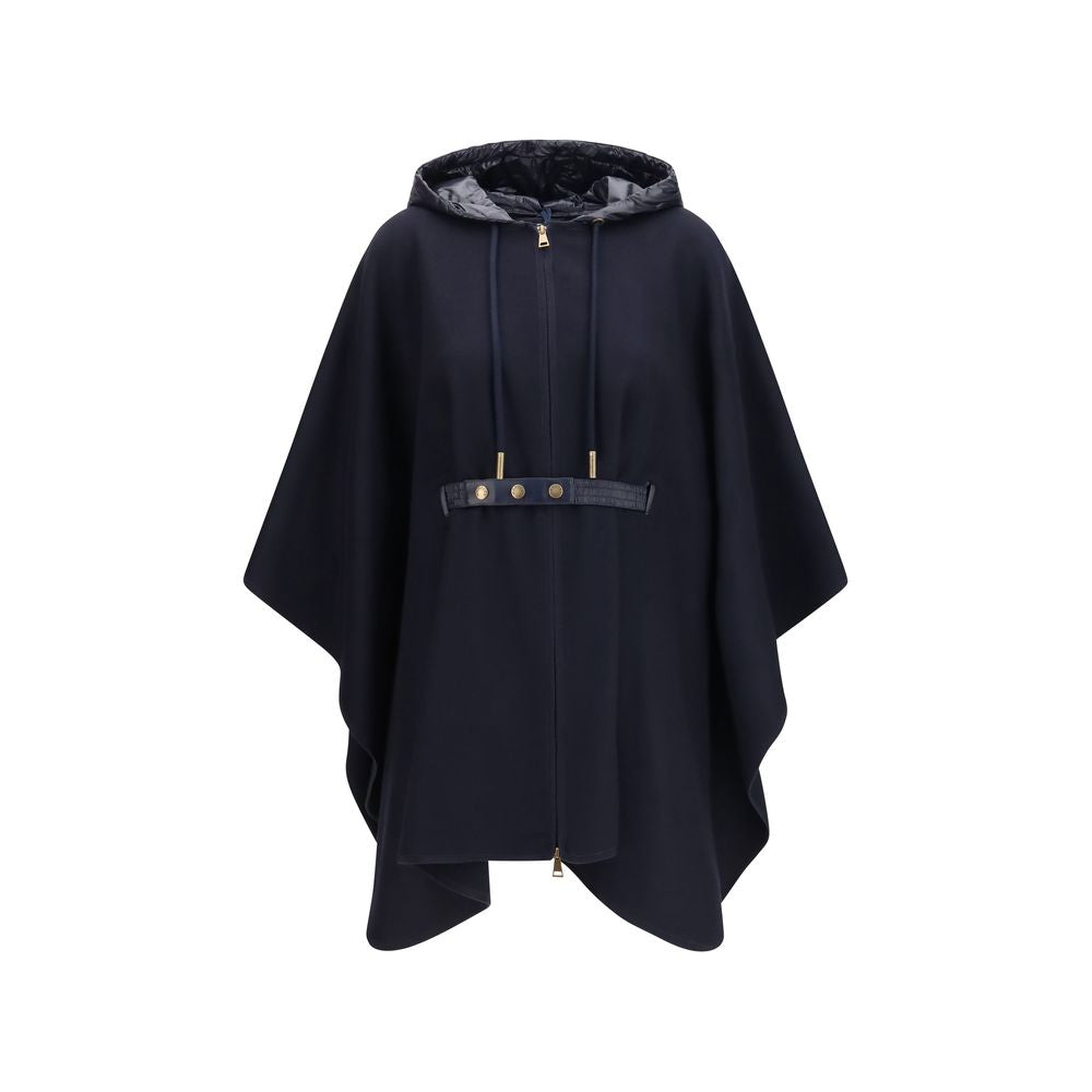 Moncler Blue Wool Scarf