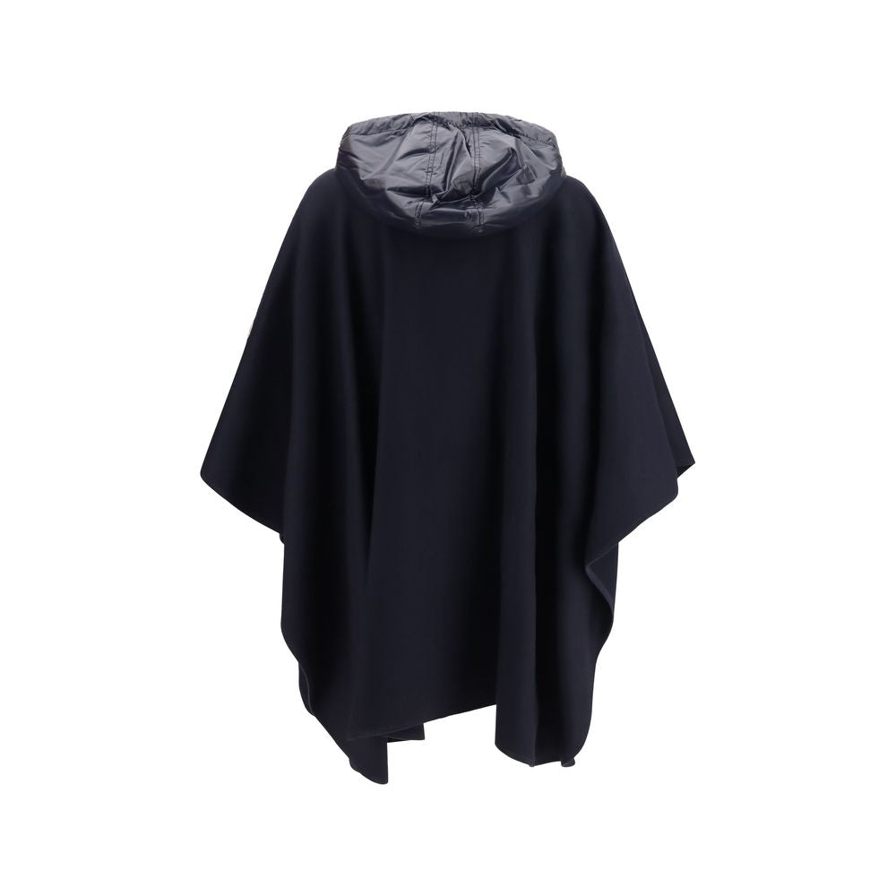 Moncler Blue Wool Scarf