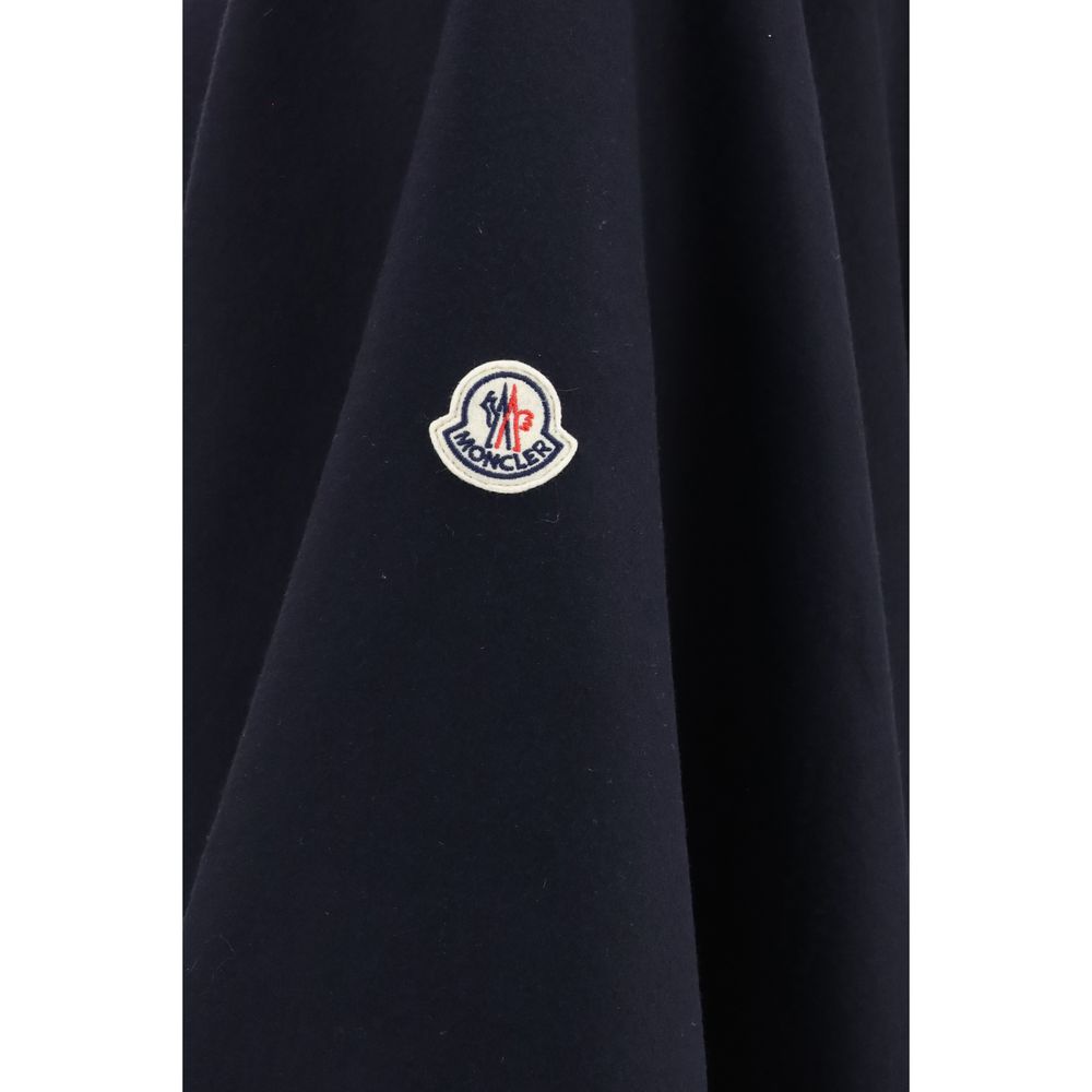 Moncler Blue Wool Scarf