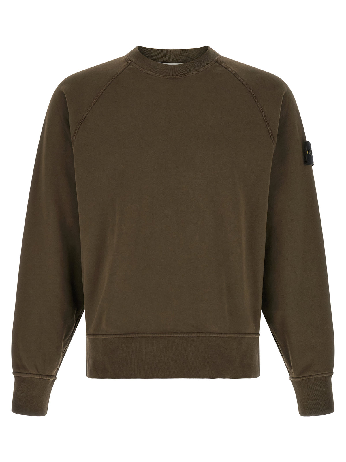 Stone Island Gray Cotton Sweatshirt