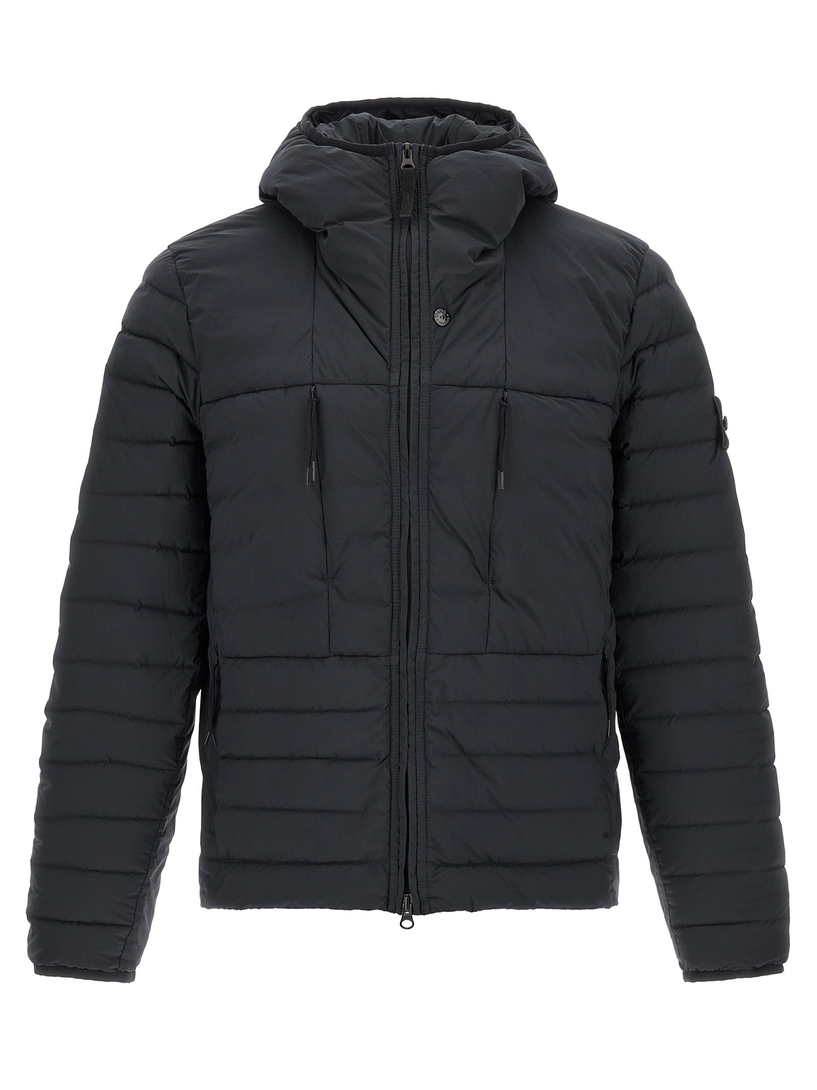 Stone Island Blue Full-Length Jacket